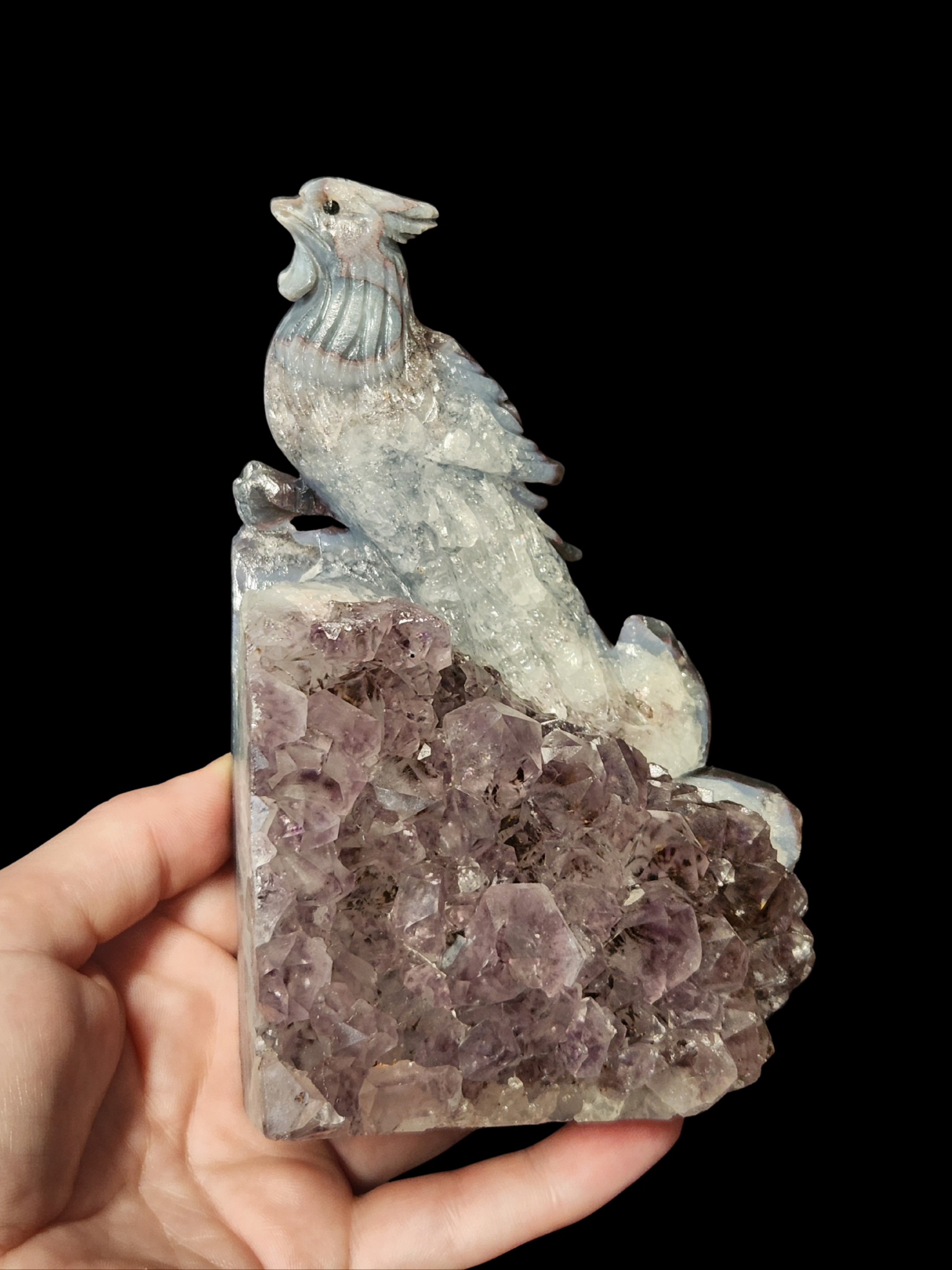 Phoenix - Amethyst Agate Geode