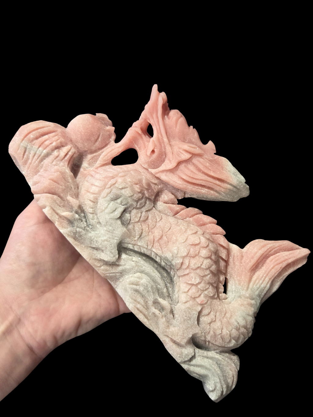 Chinese Dragon - Pink Opal