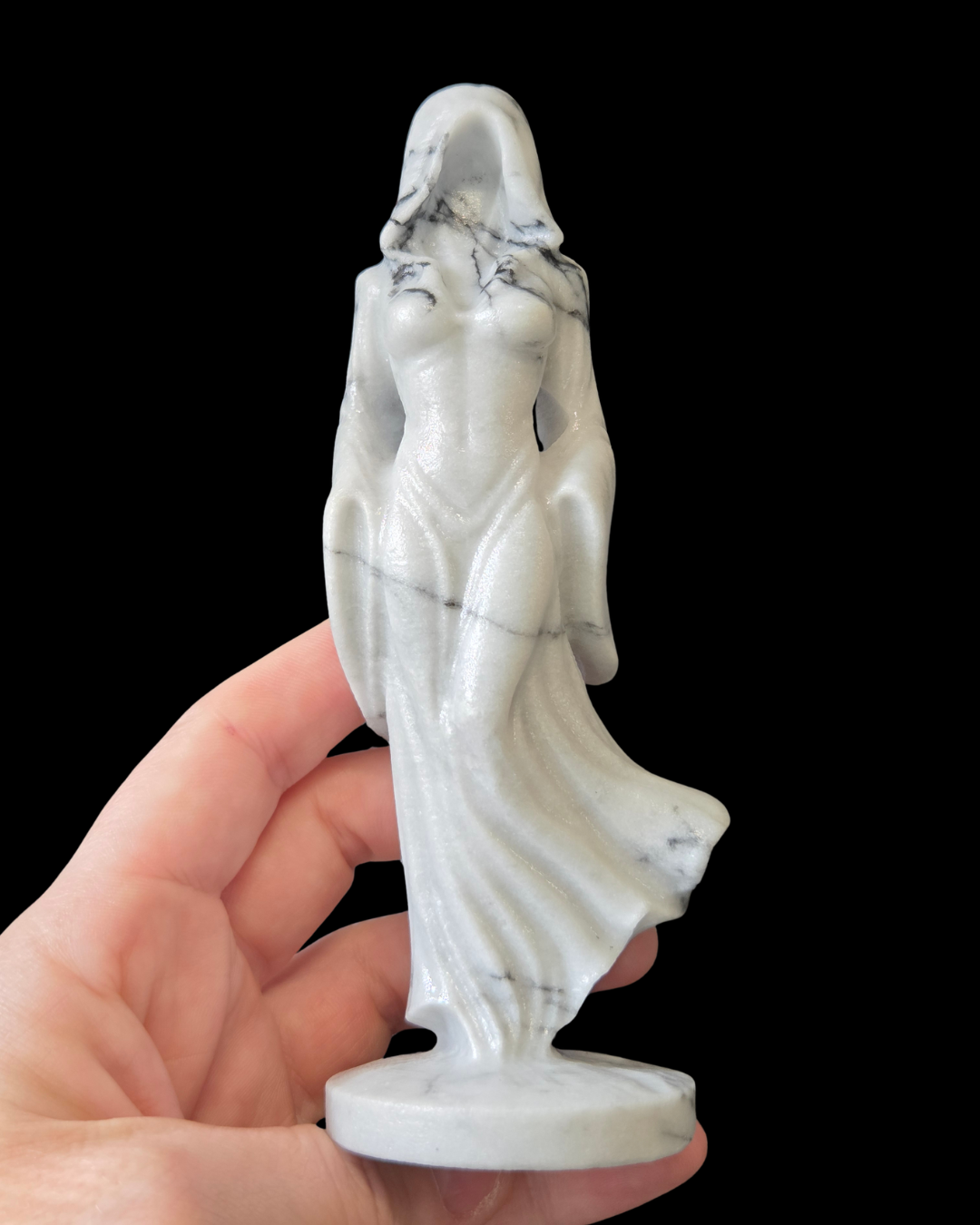 Ghost Goddess - White Howlite