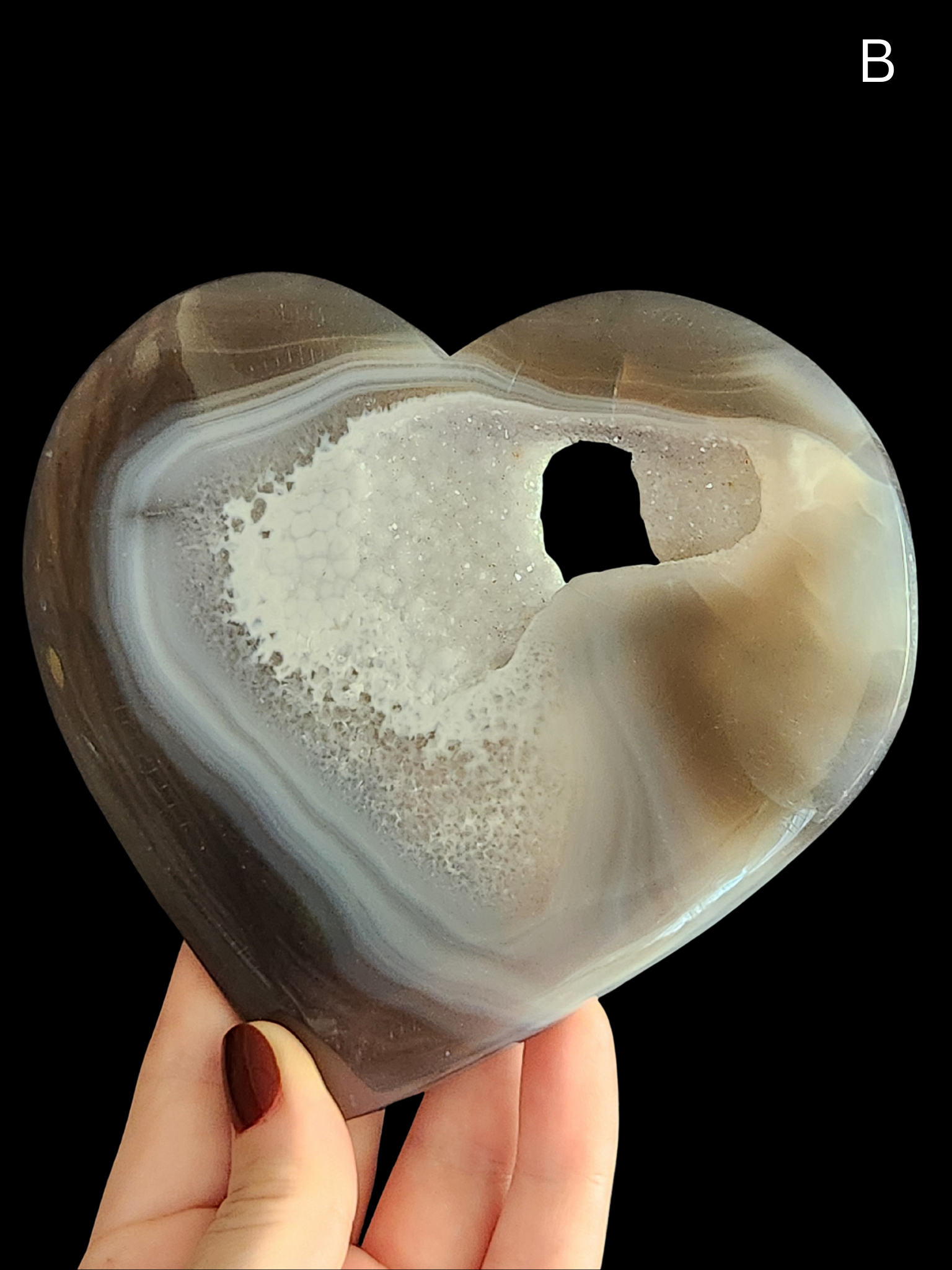 Heart - Agate Geode