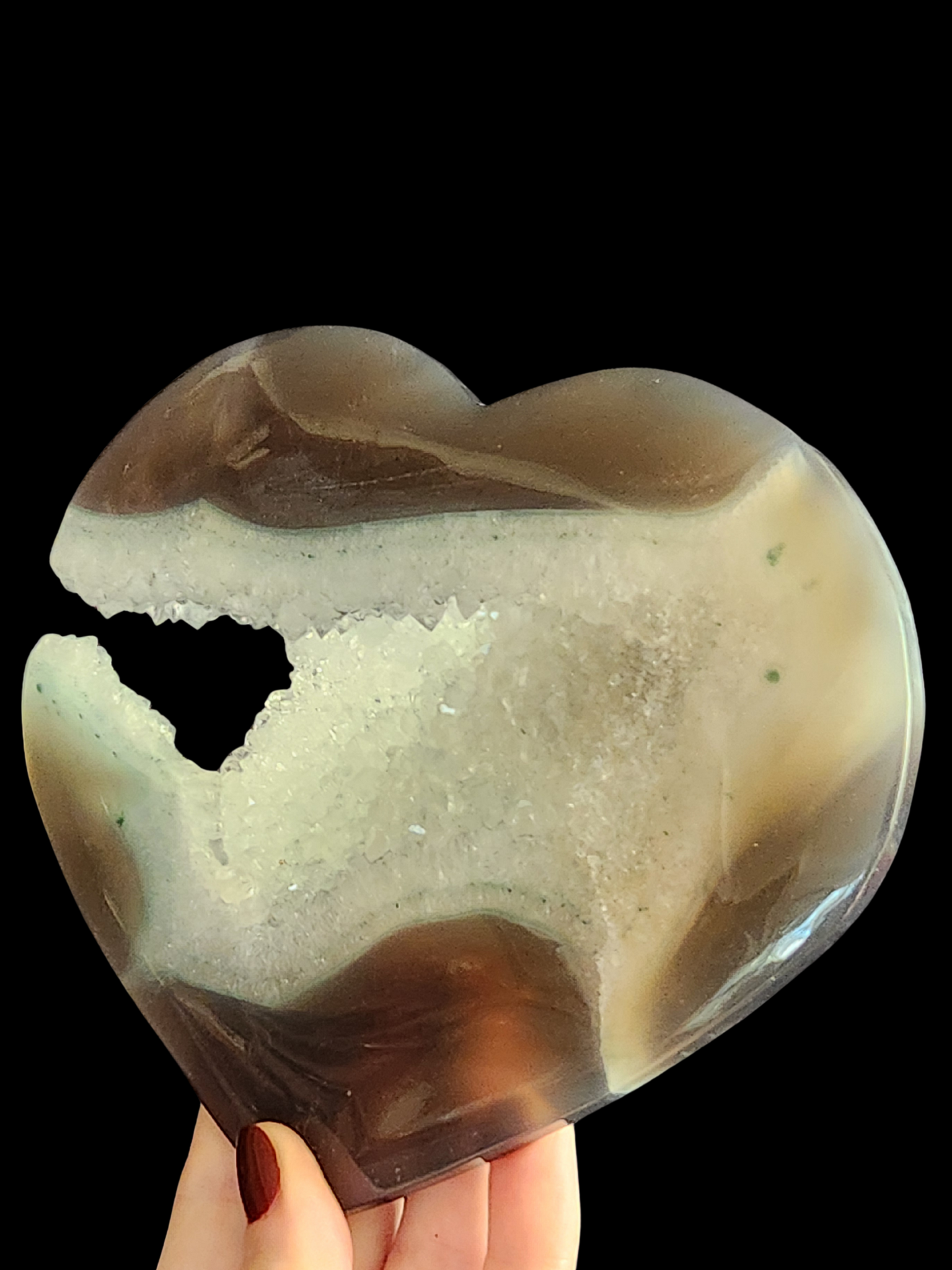 Heart - Agate Geode
