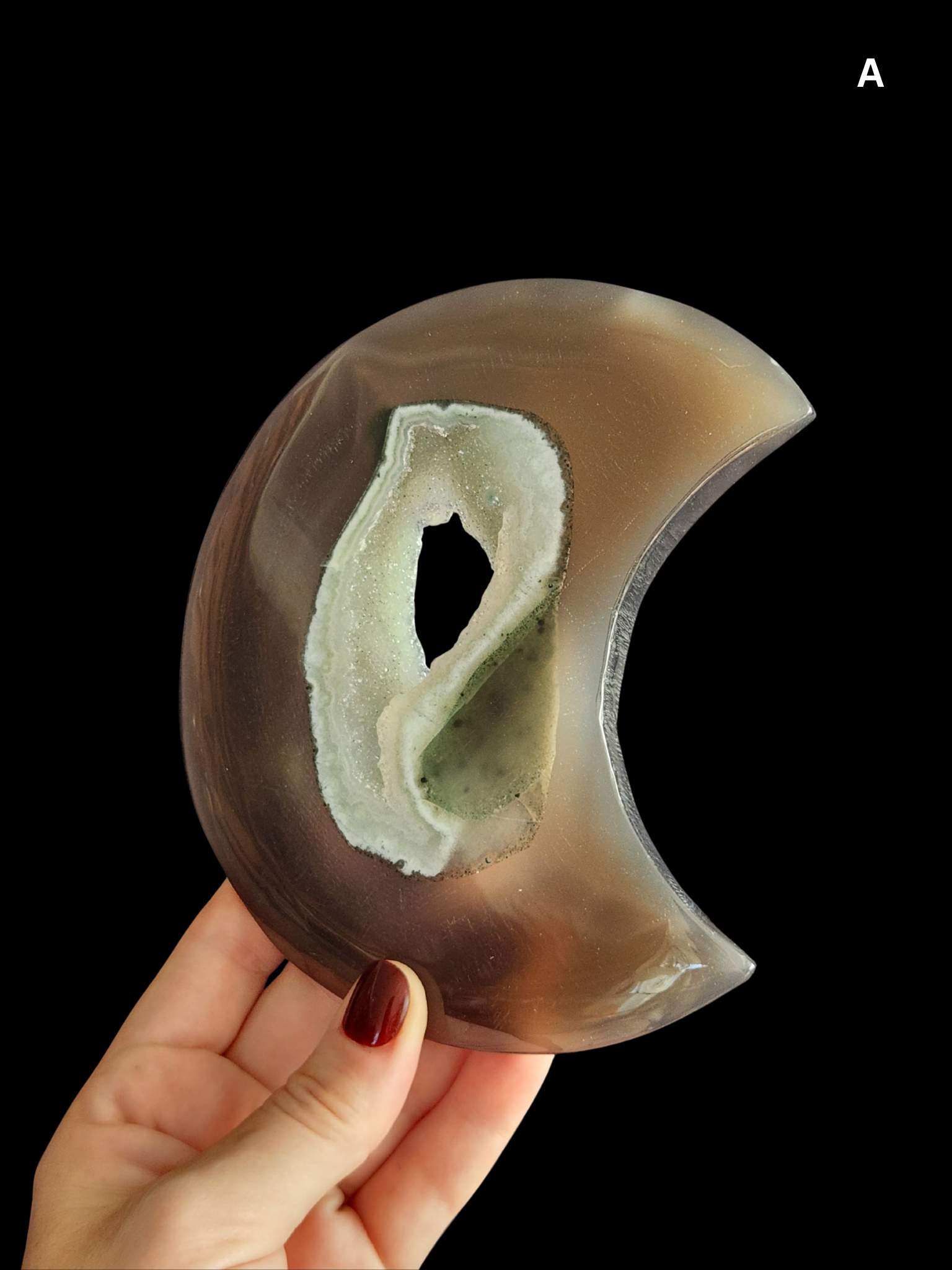 Moon - Agate Geode