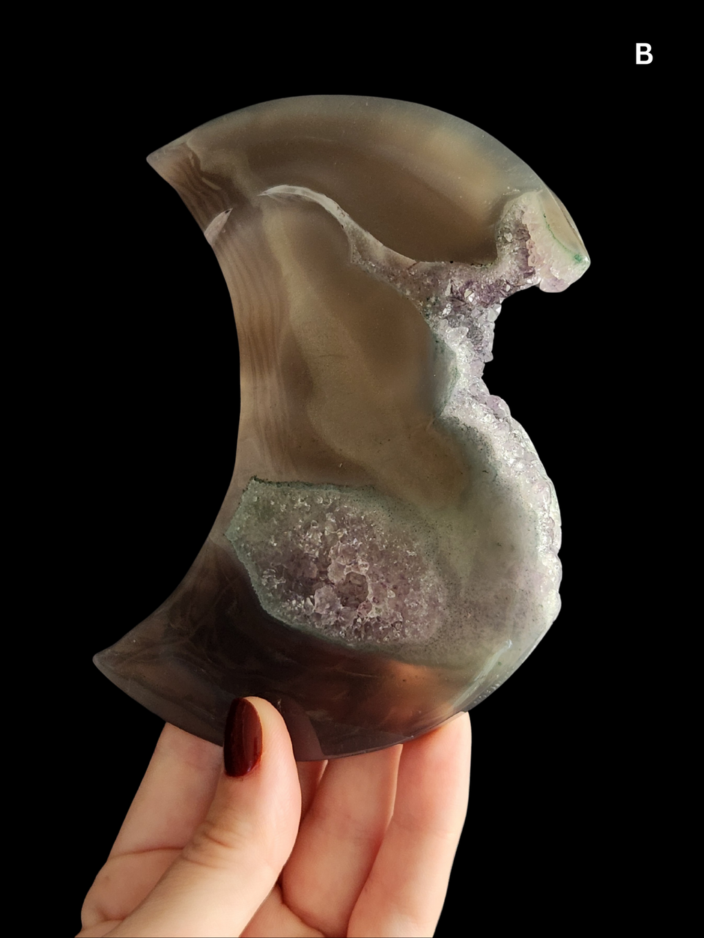Moon - Agate Geode