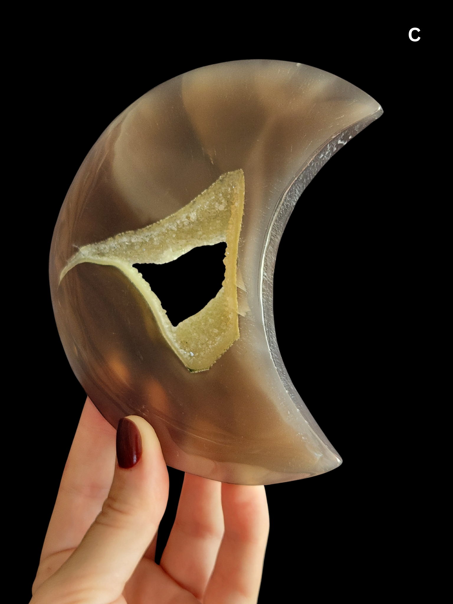 Moon - Agate Geode