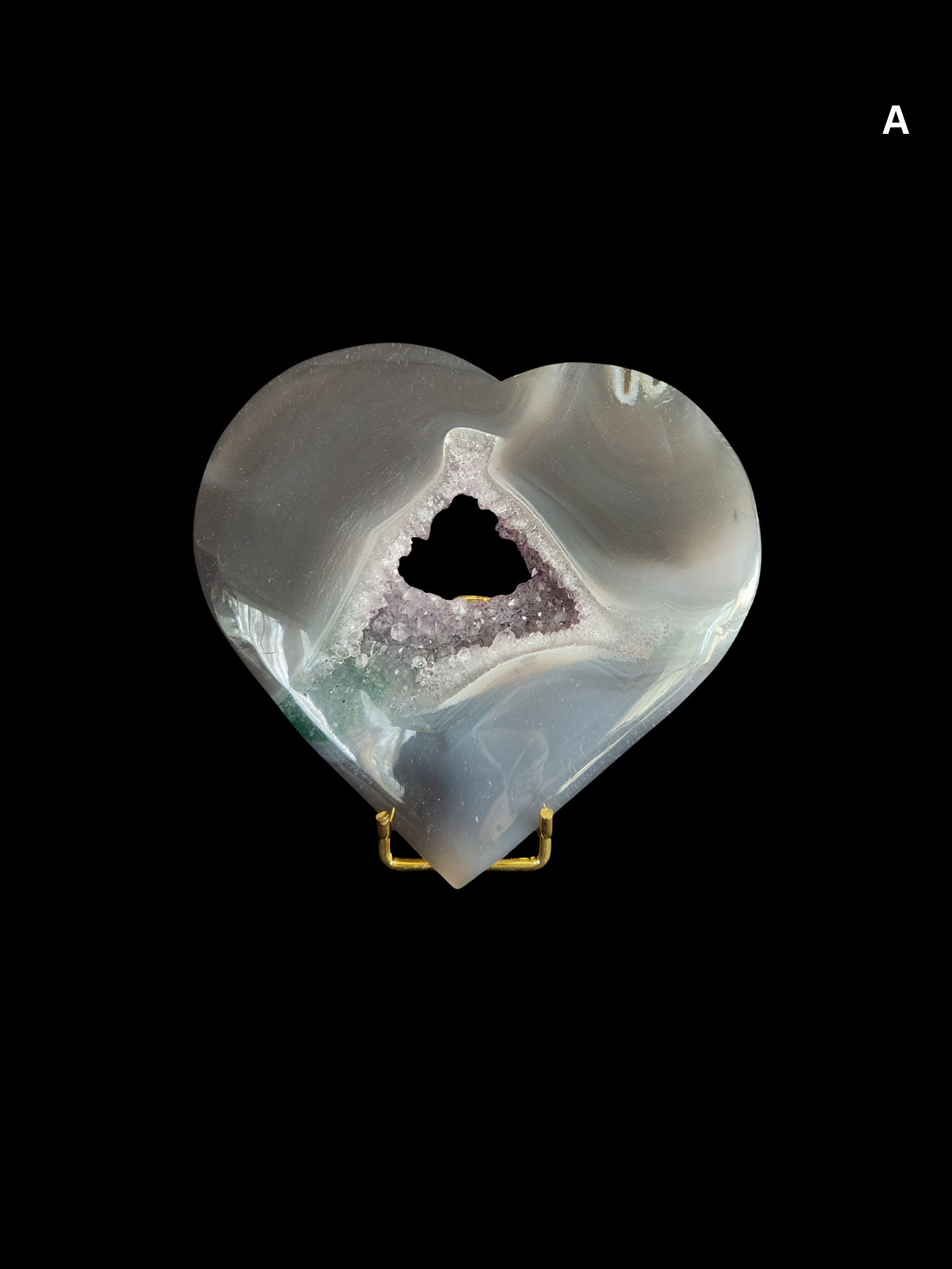 Heart - Agate Geode