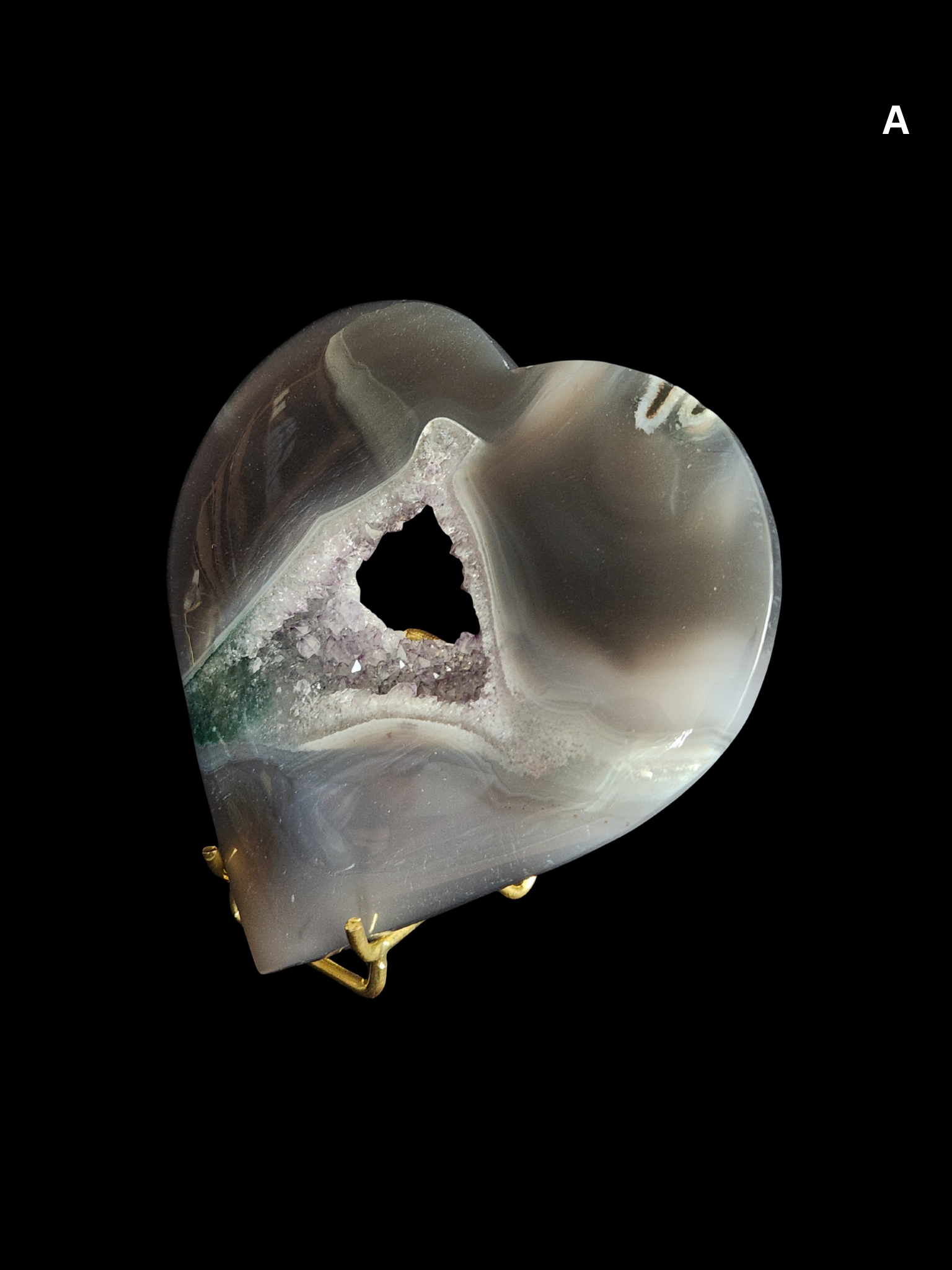 Heart - Agate Geode