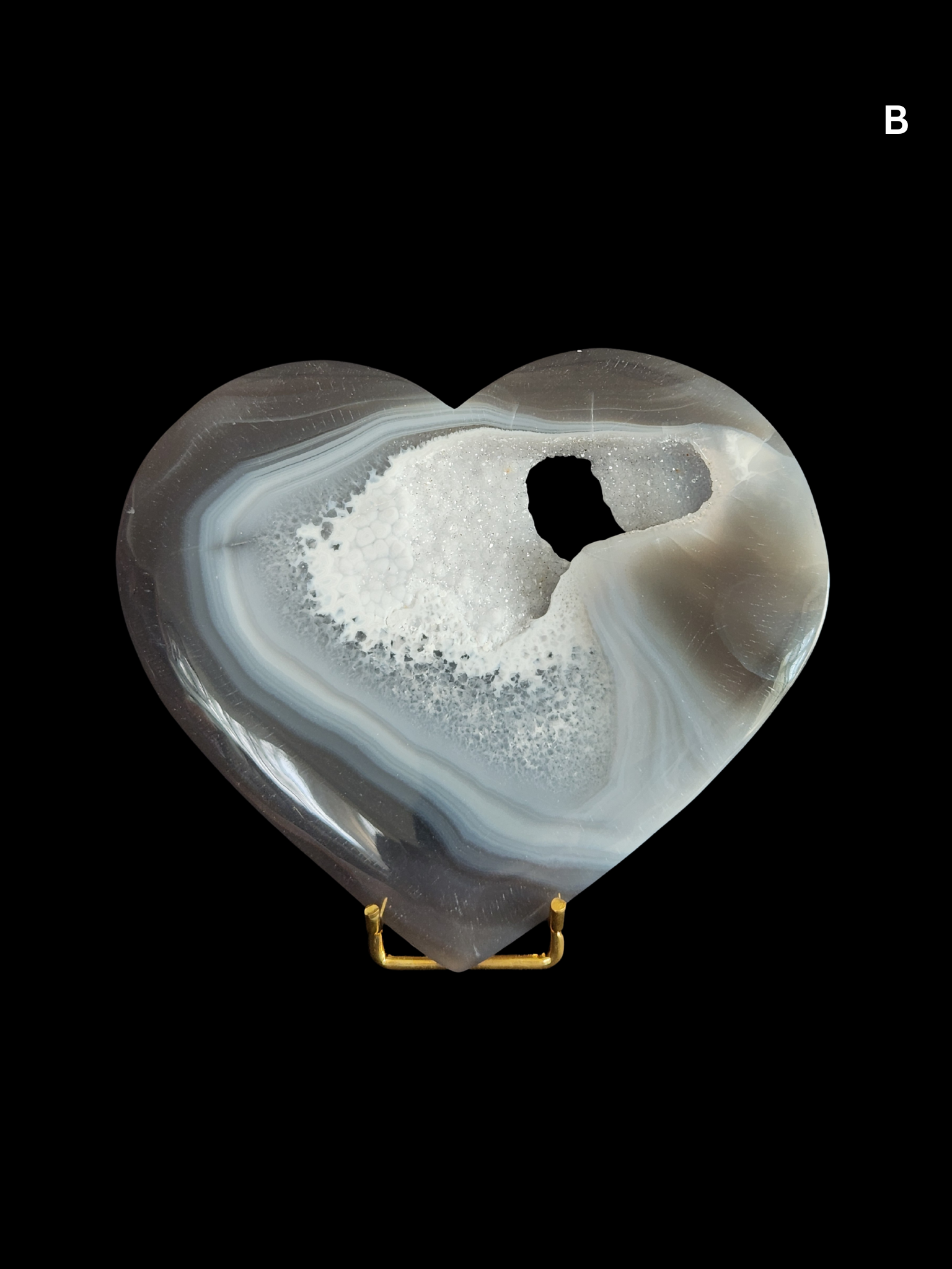 Heart - Agate Geode