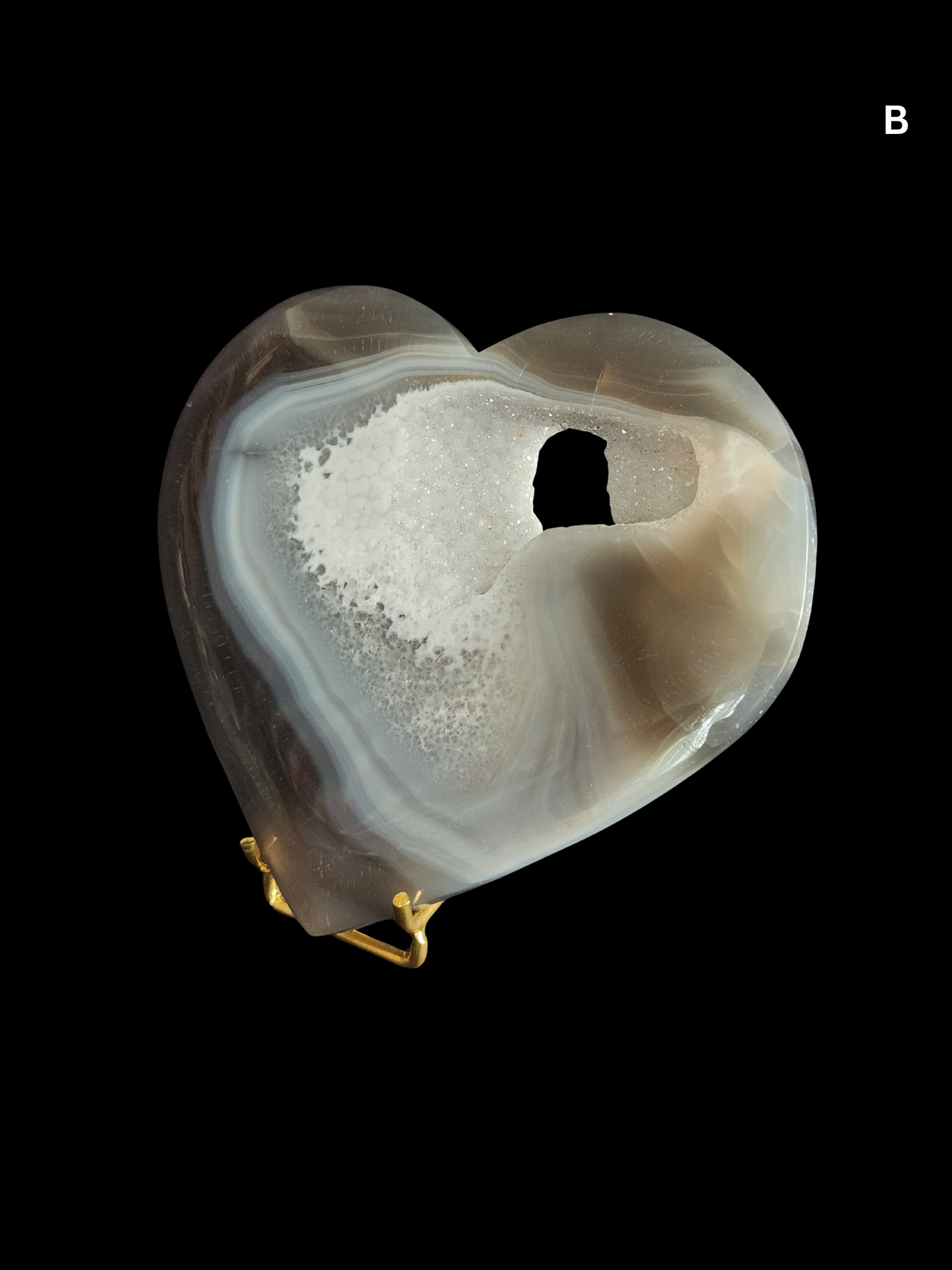 Heart - Agate Geode
