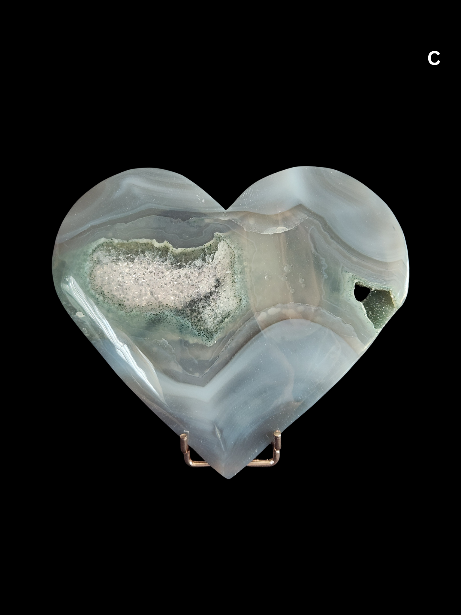Heart - Agate Geode