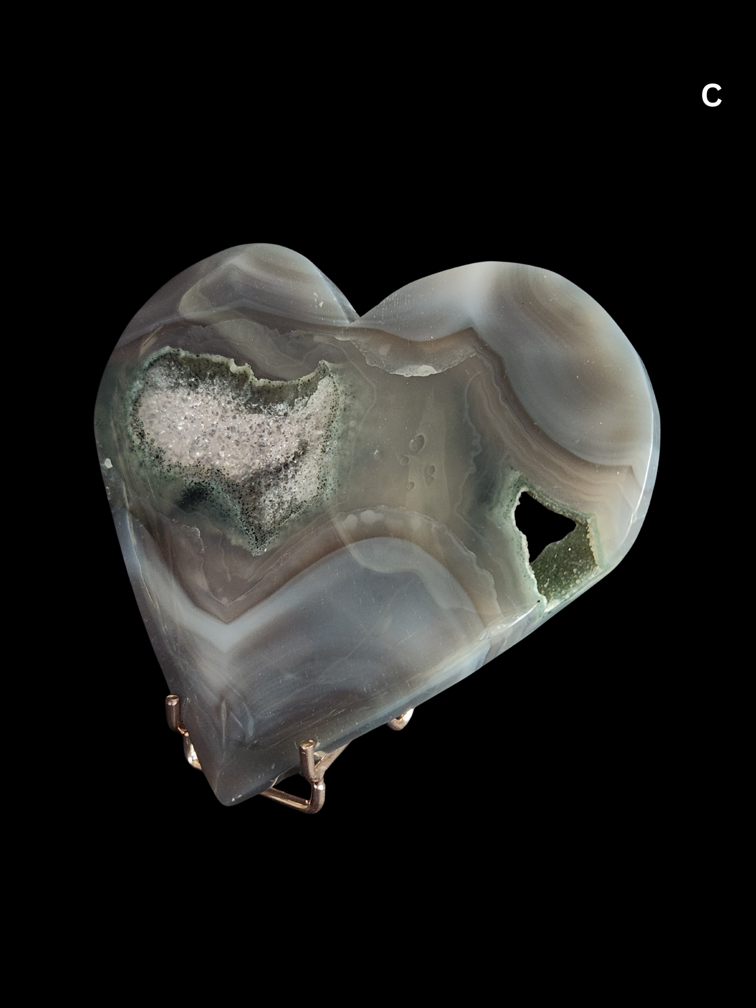 Heart - Agate Geode