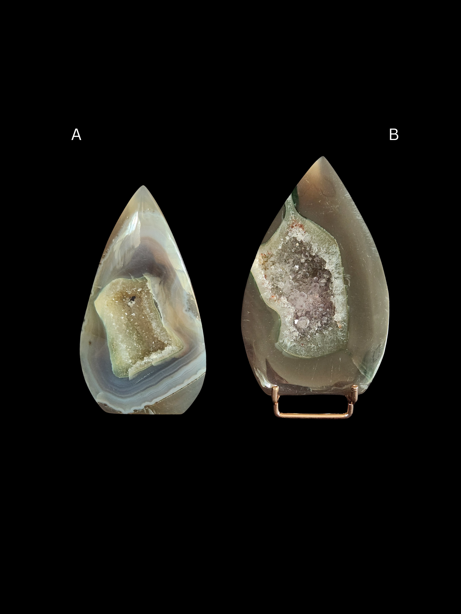 Teardrop - Agate Geode