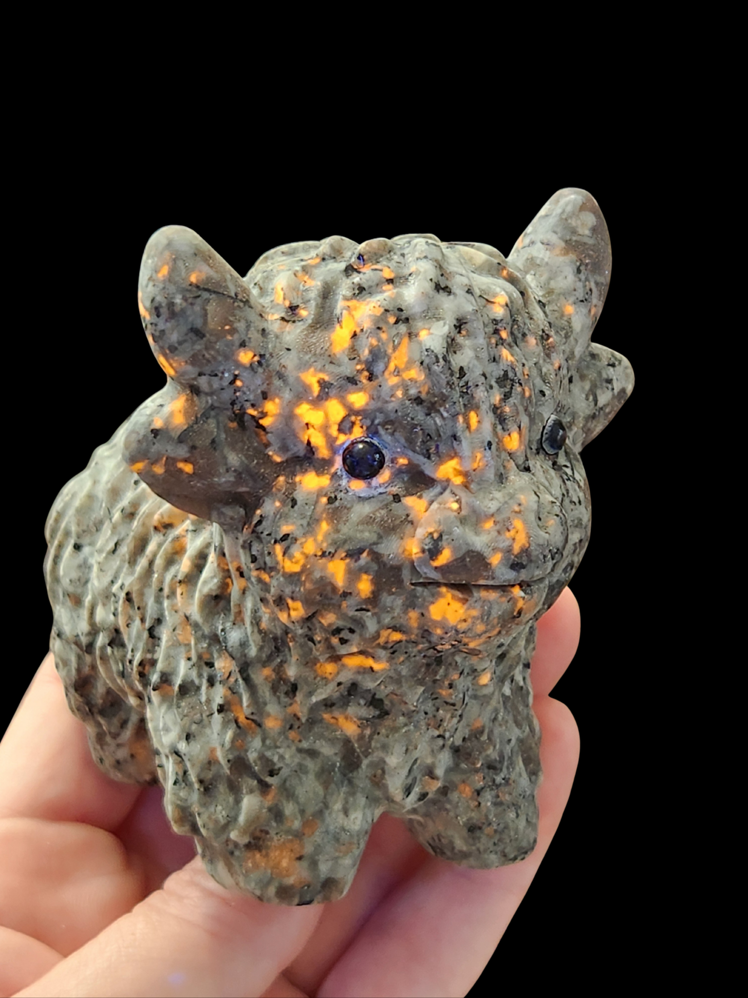 Highland Cow - Fire Stone