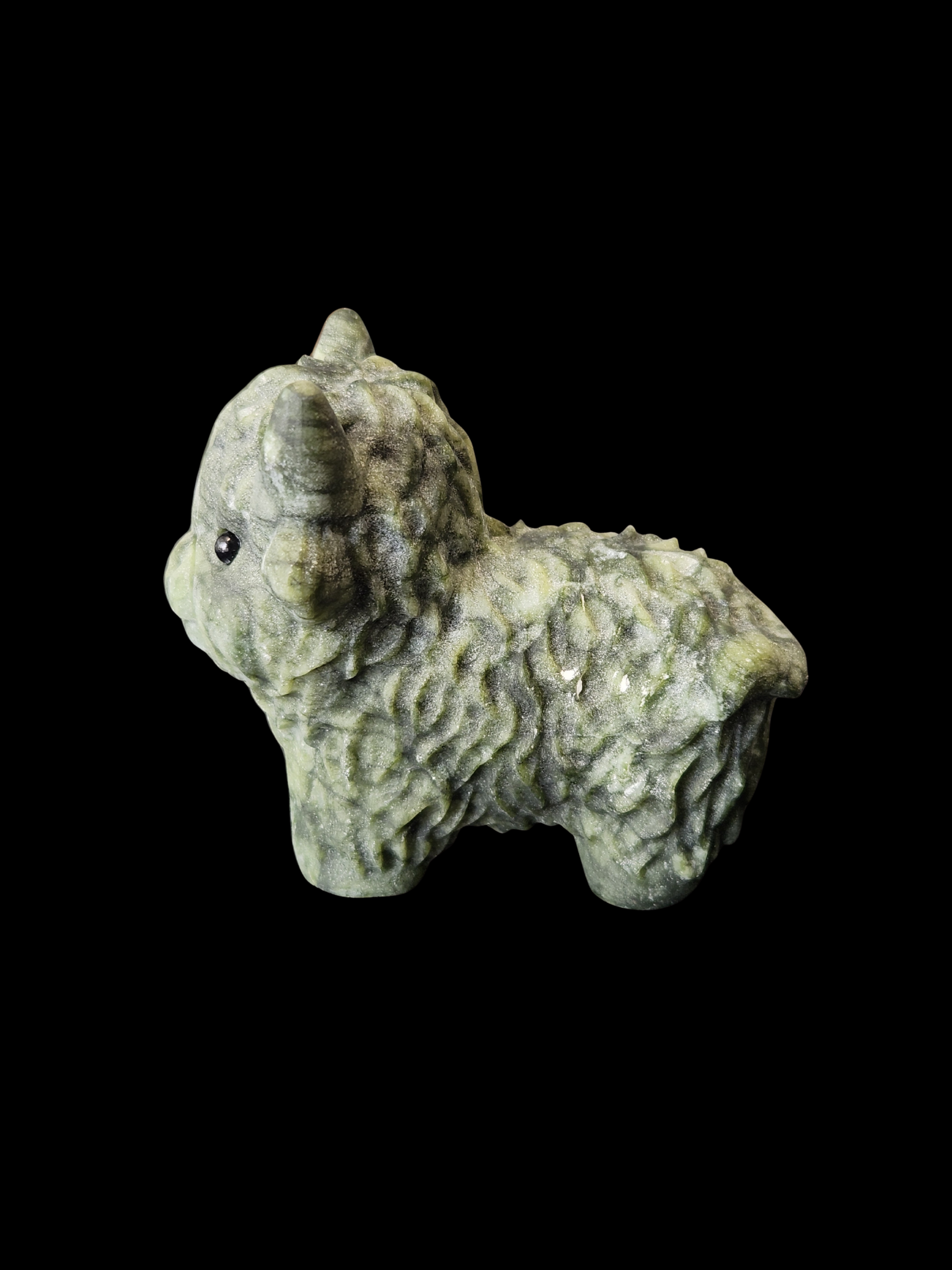 Highland Cow - Green Jade