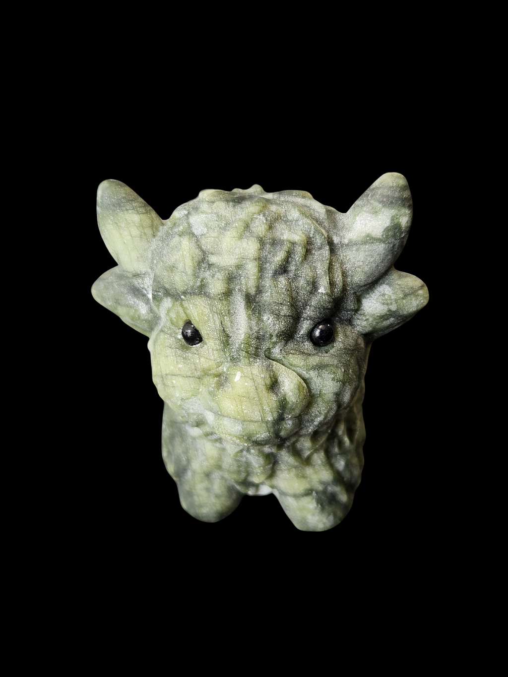 Highland Cow - Green Jade