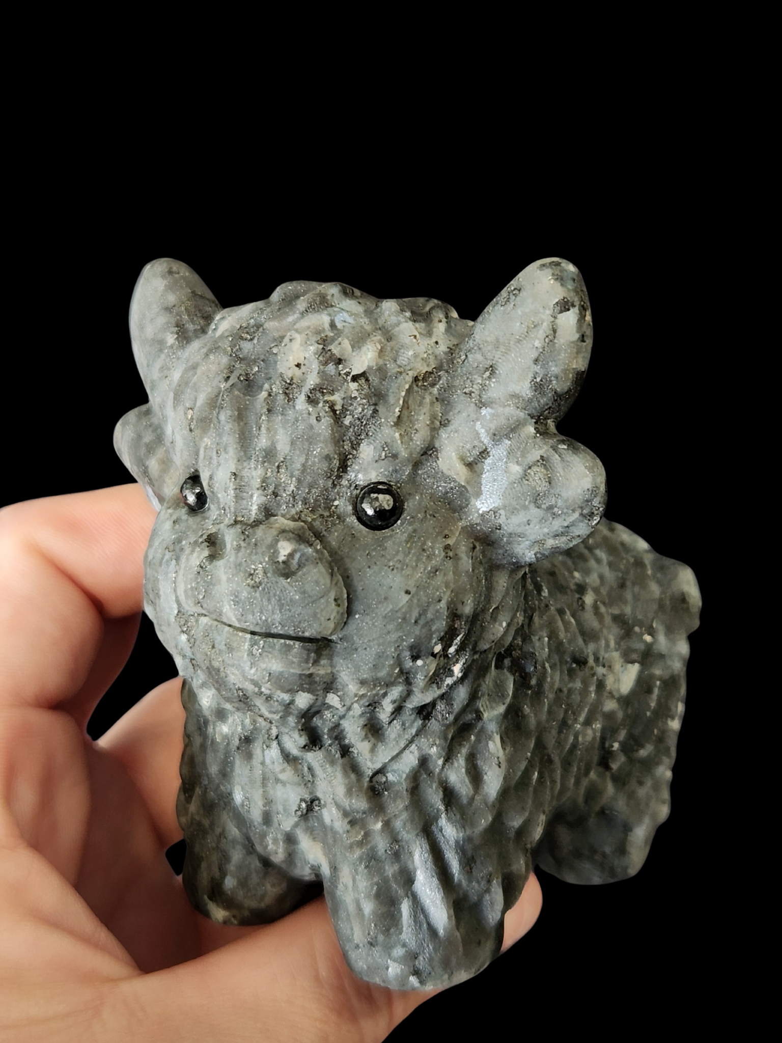 Highland Cow - Larvikite