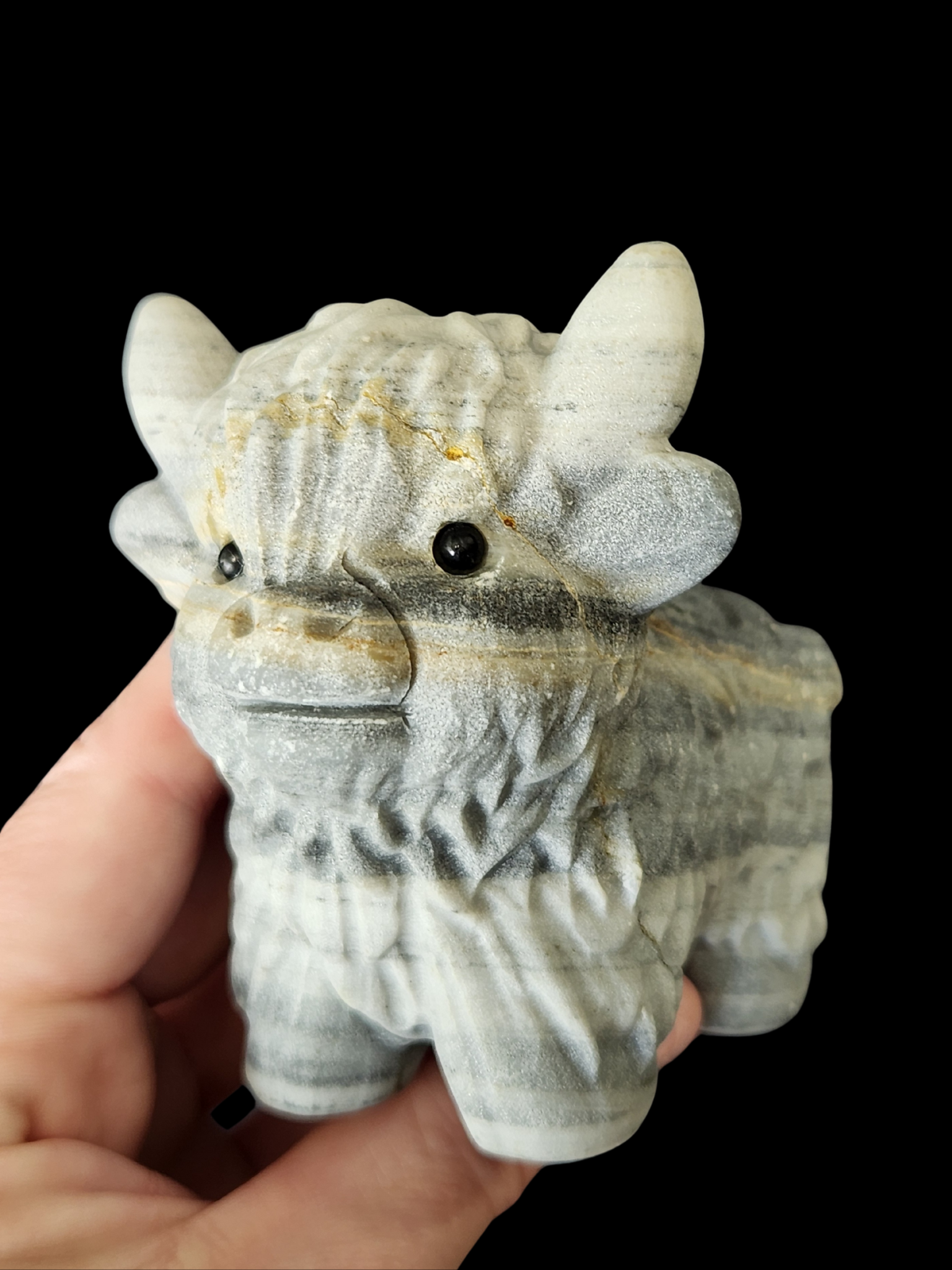 Highland Cow - Picasso Jasper