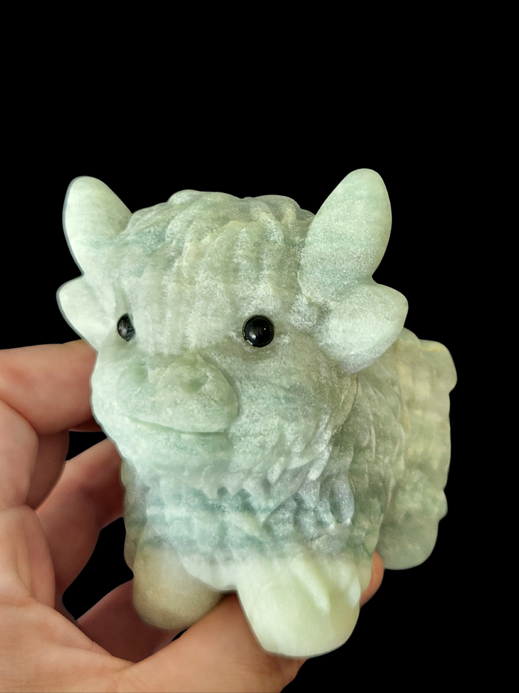 Highland Cow - Blue Lace Agate