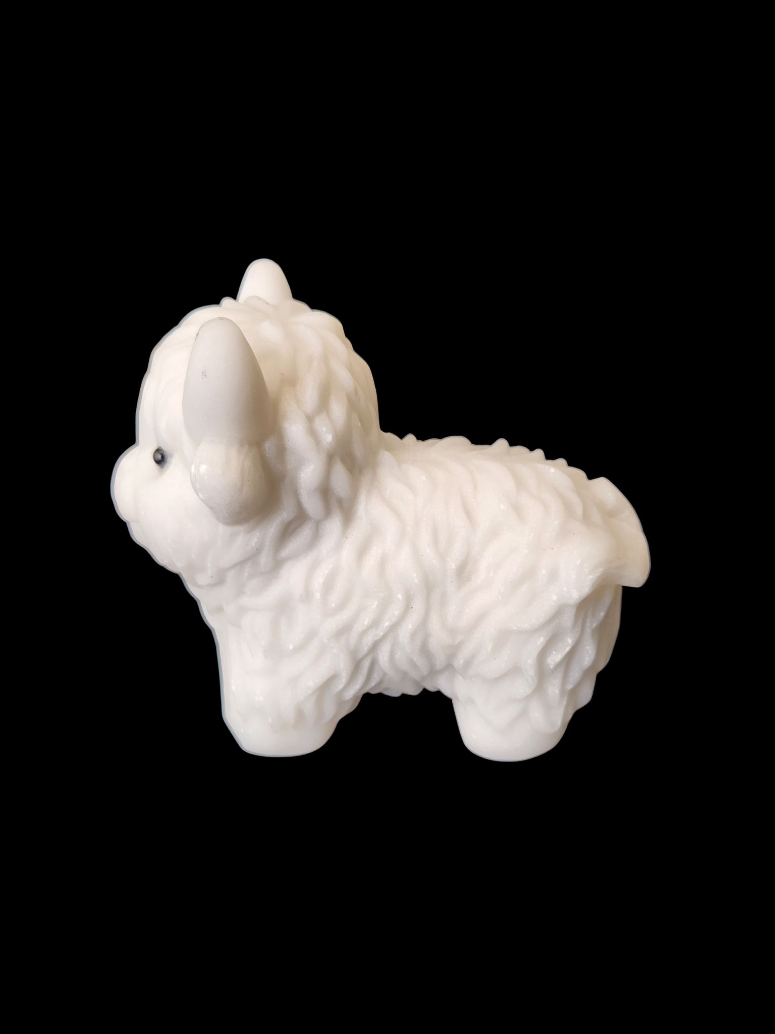 Highland Cow - White Jade