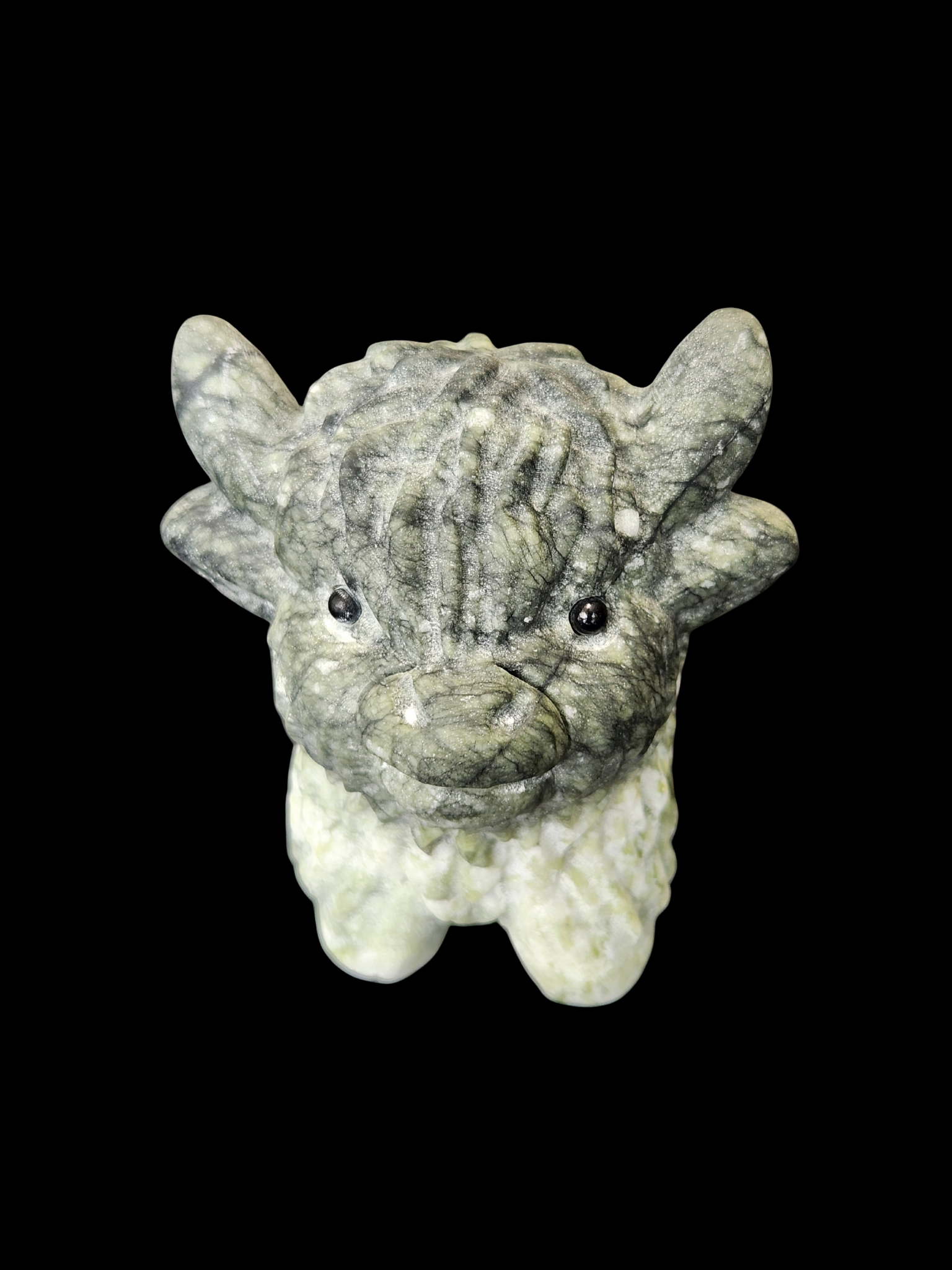 Highland Cow - Green Jade