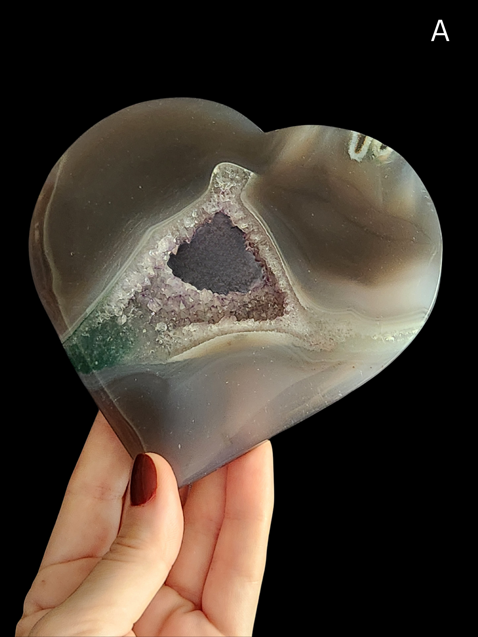 Heart - Agate Geode