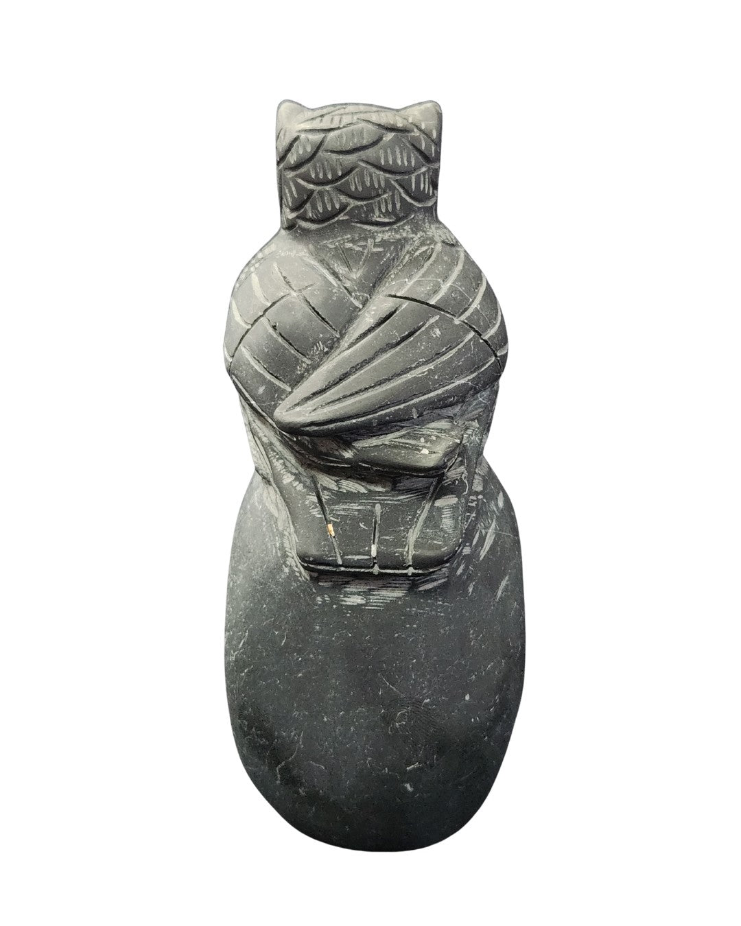 Owl & Skull - Black Jade