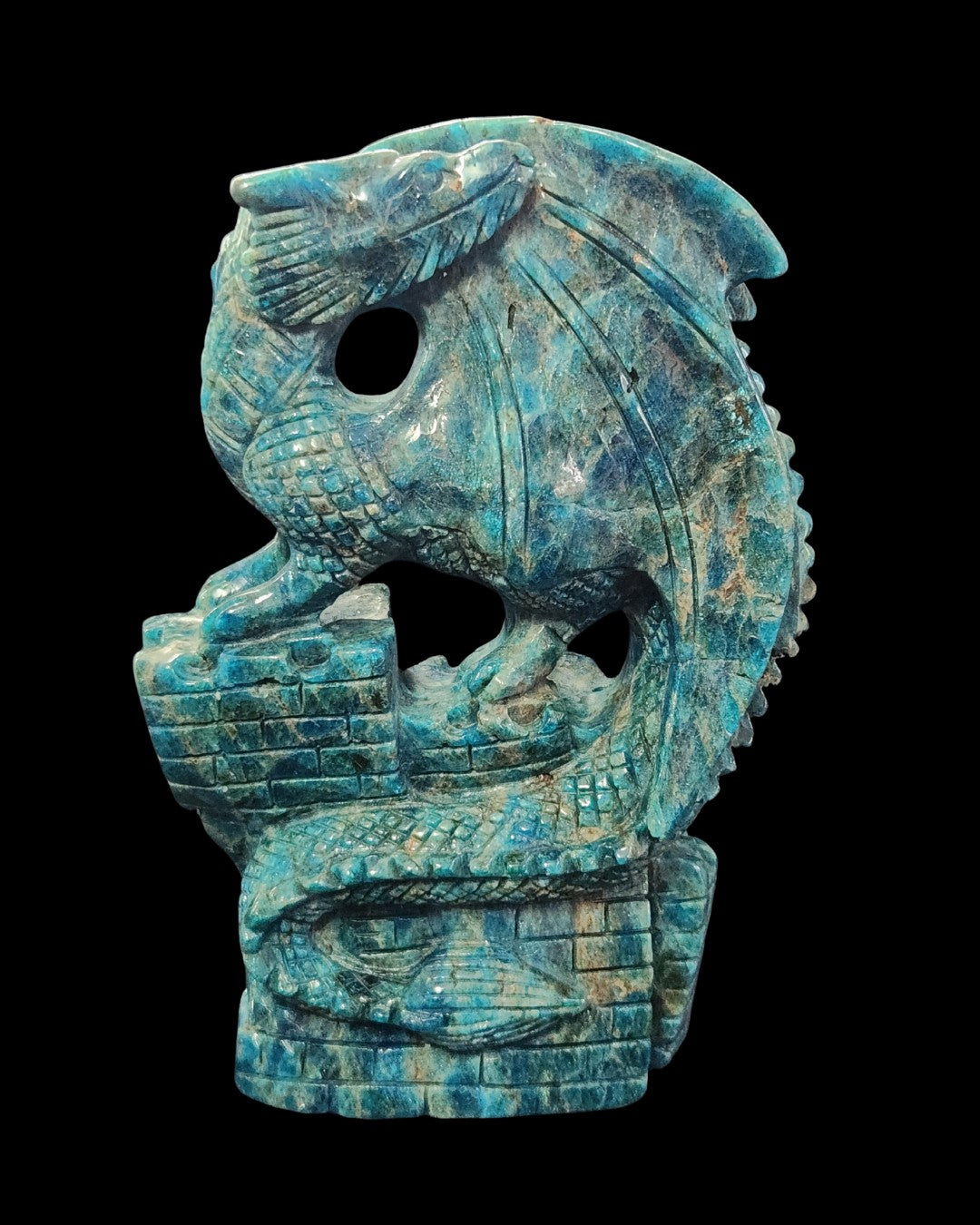 Dragon - Blue Apatite