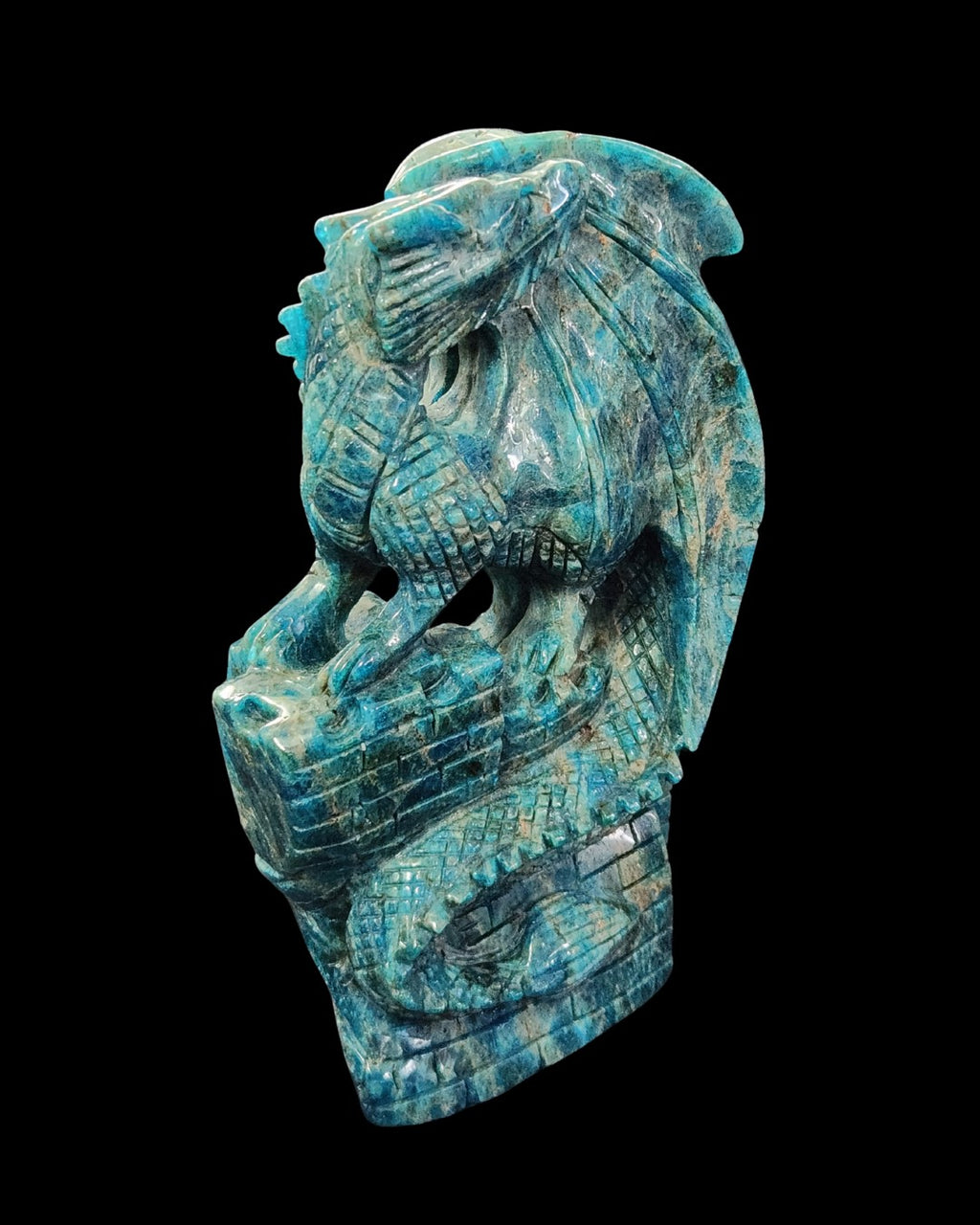Dragon - Blue Apatite