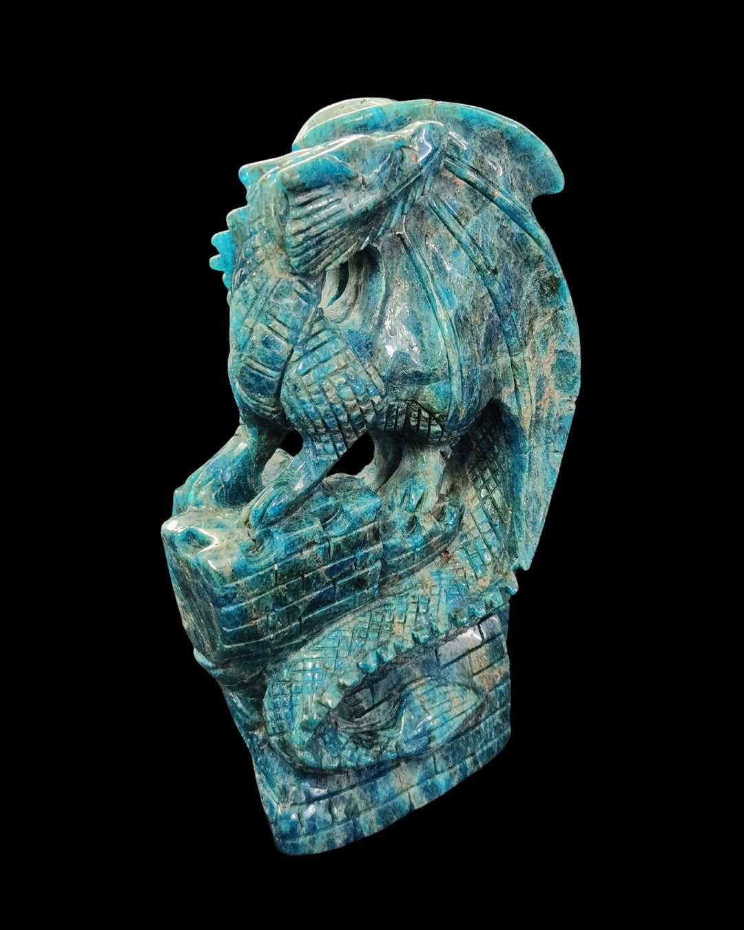 Dragon - Blue Apatite