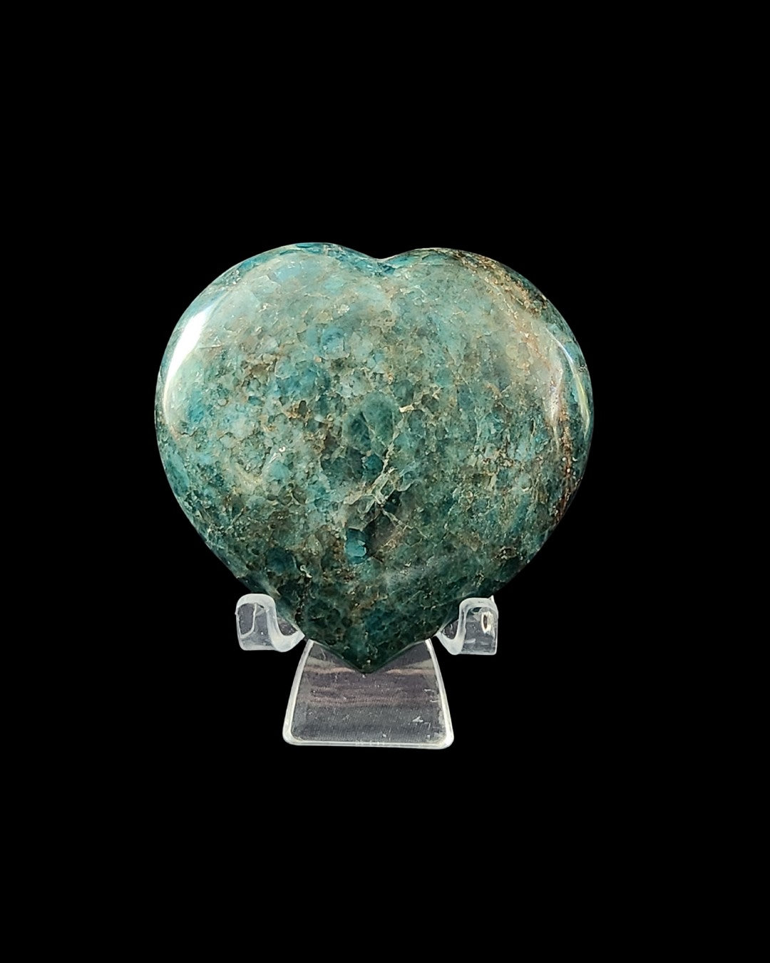 Heart - Blue Apatite