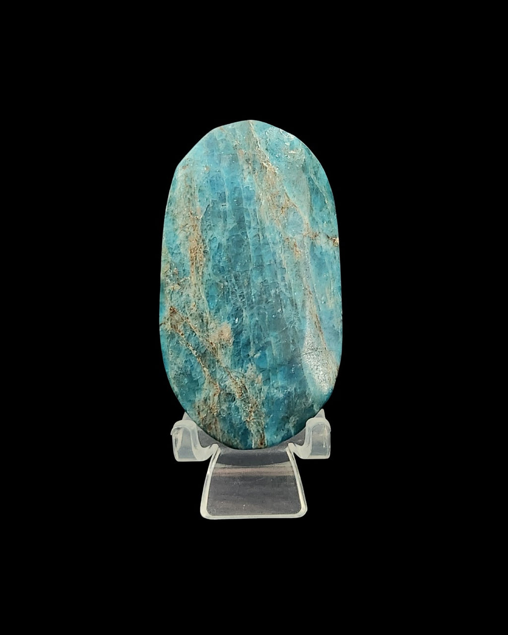 Palm Stone - Blue Apalite
