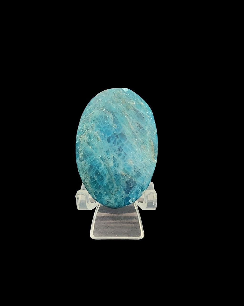 Palm Stone - Blue Apalite