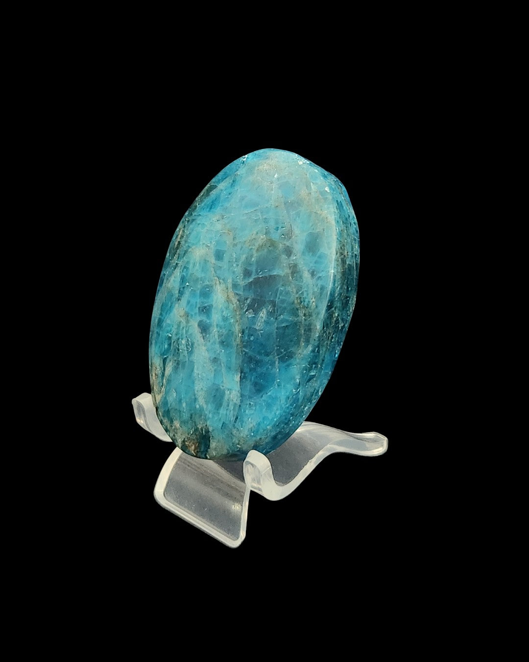 Palm Stone - Blue Apalite