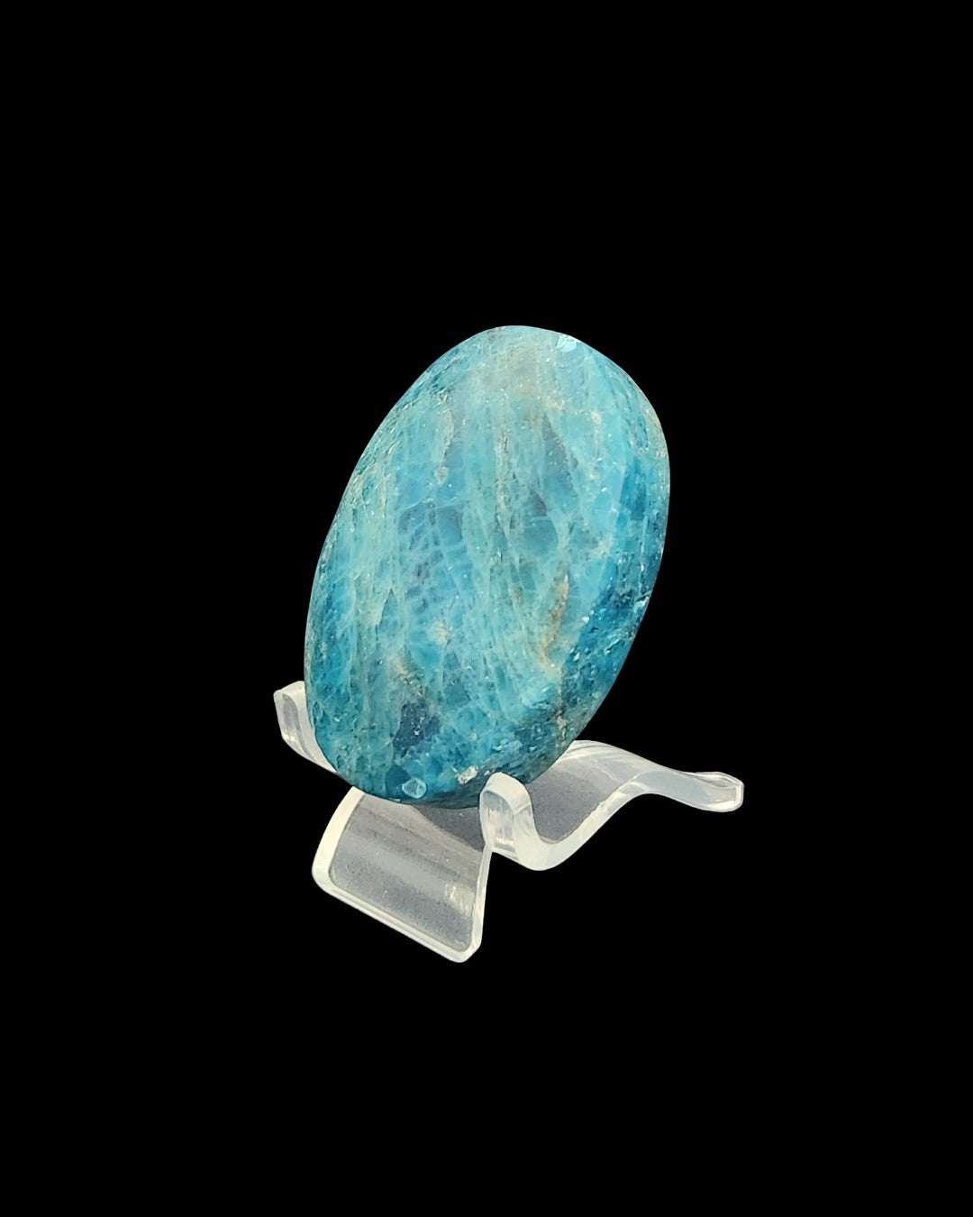 Palm Stone - Blue Apalite