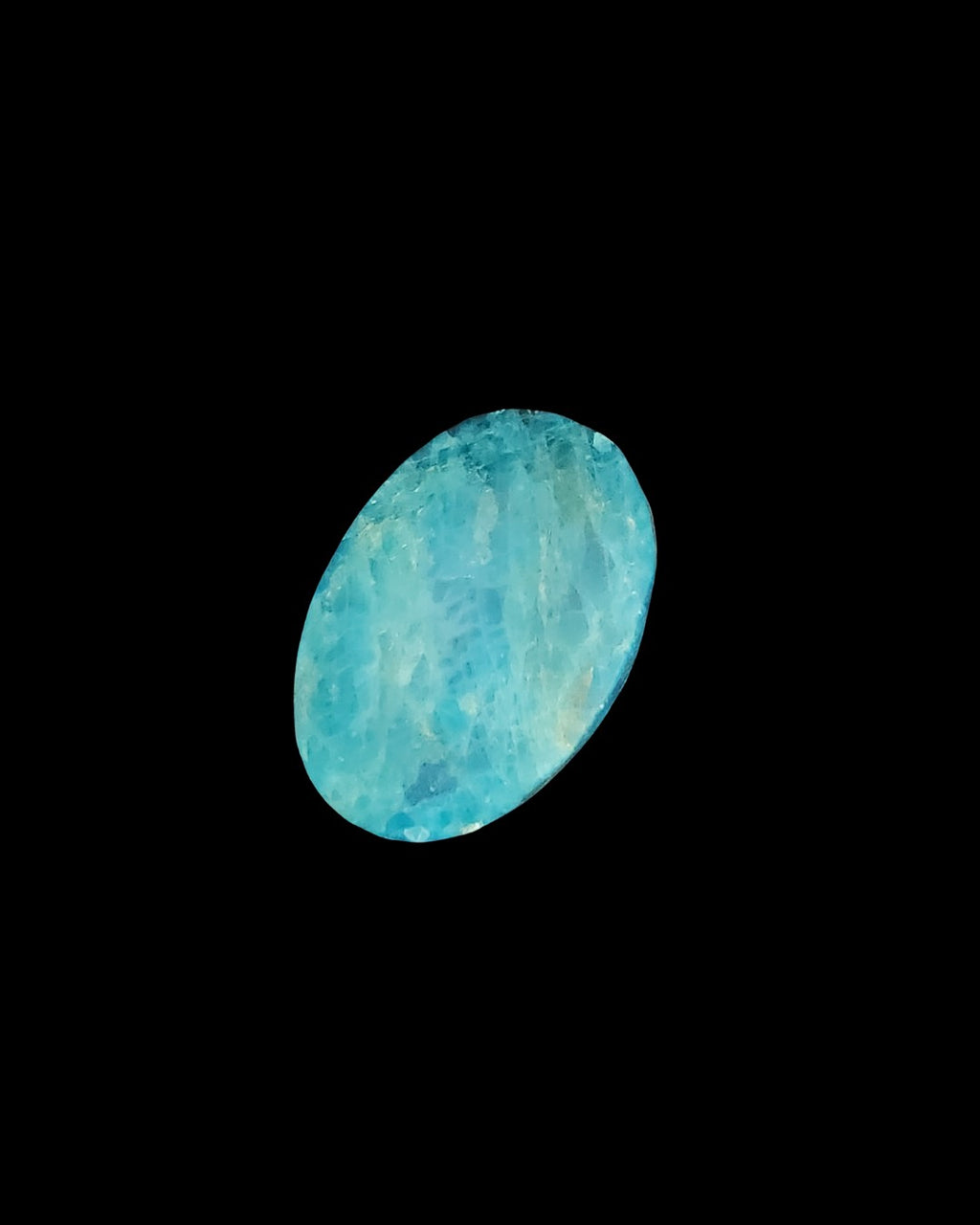 Palm Stone - Blue Apalite