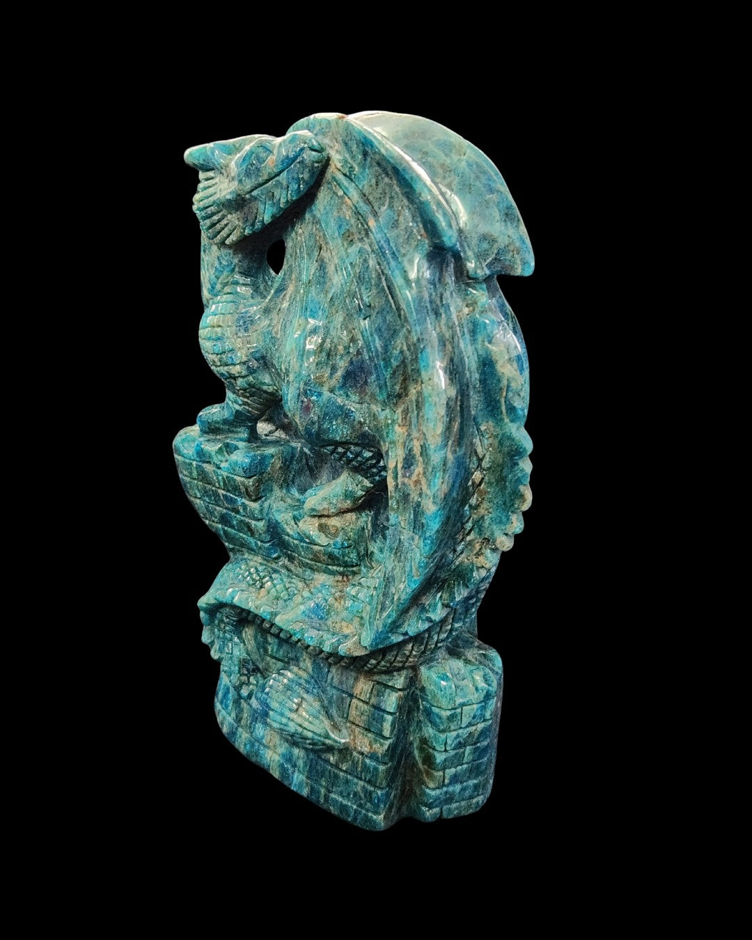 Dragon - Blue Apatite