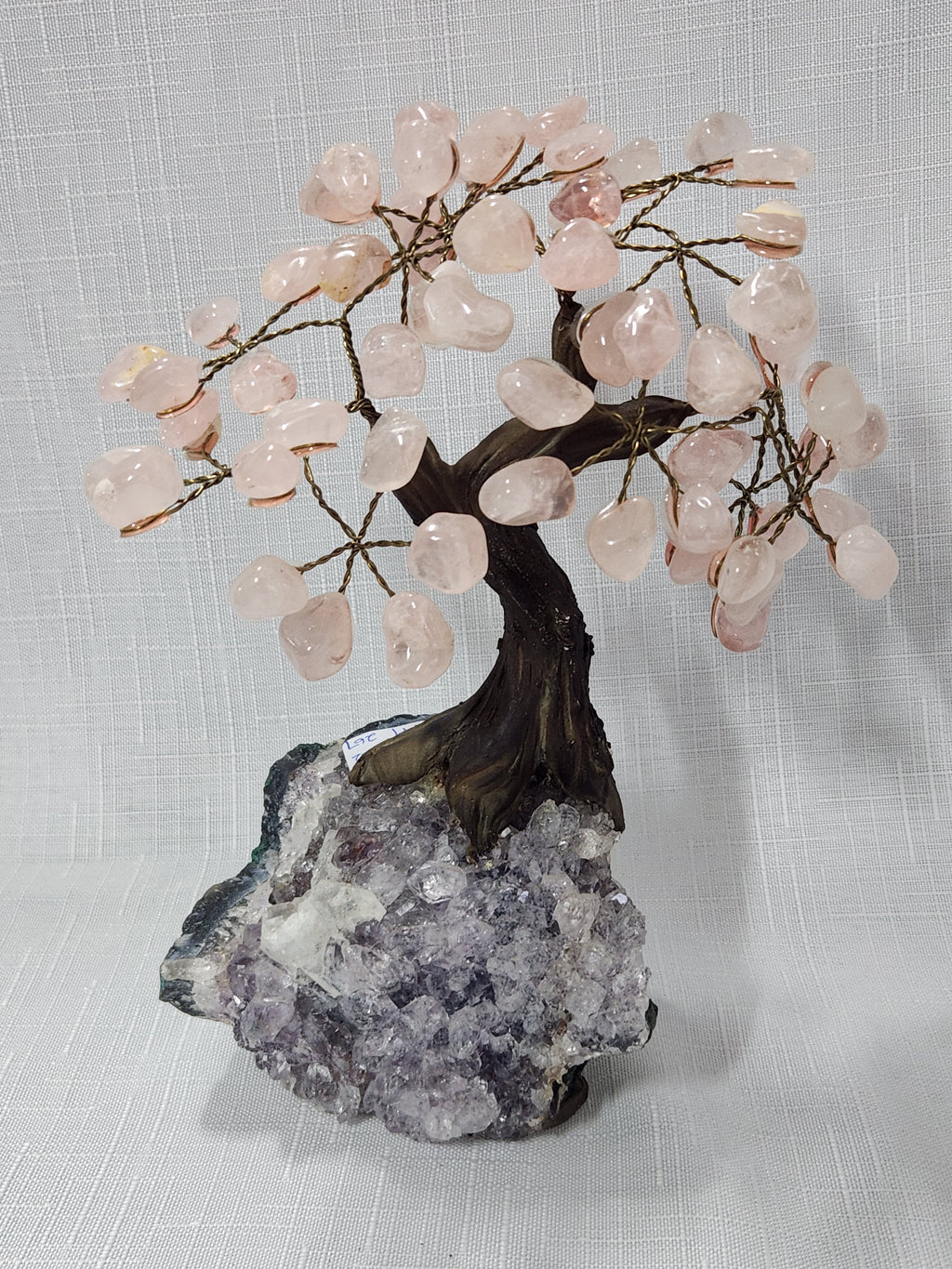 Crystal Tree - Rose Quartz/Amethyst