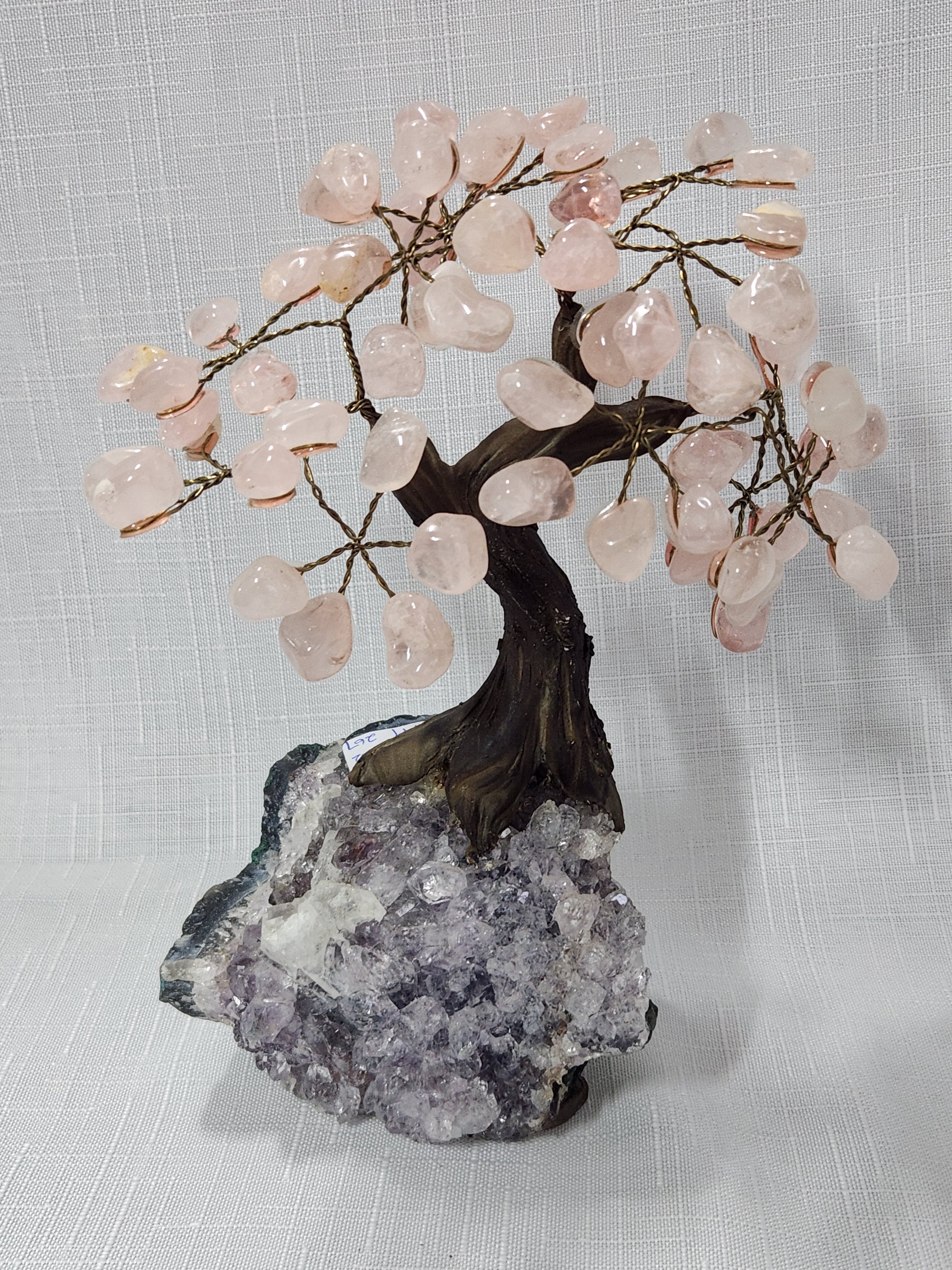 Crystal Tree - Rose Quartz/Amethyst