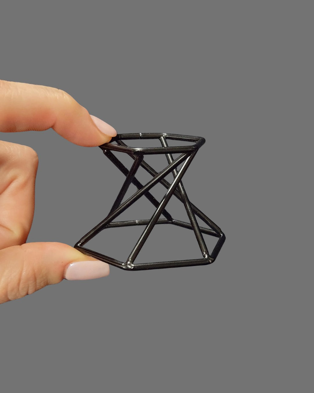 Double Sided Sphere Stand - Black