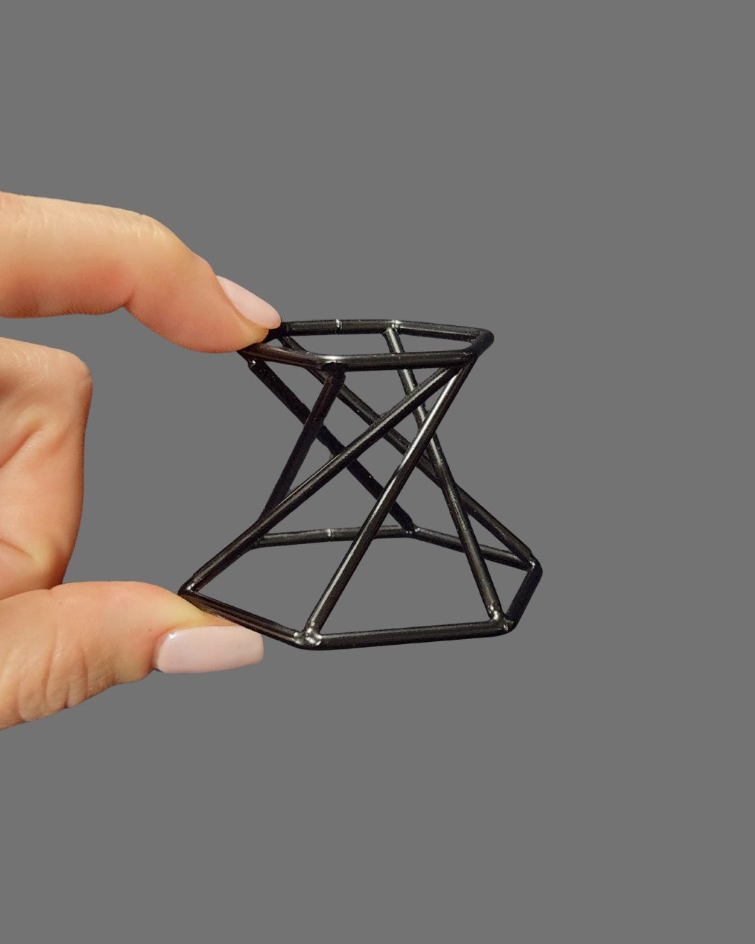 Double Sided Sphere Stand - Black