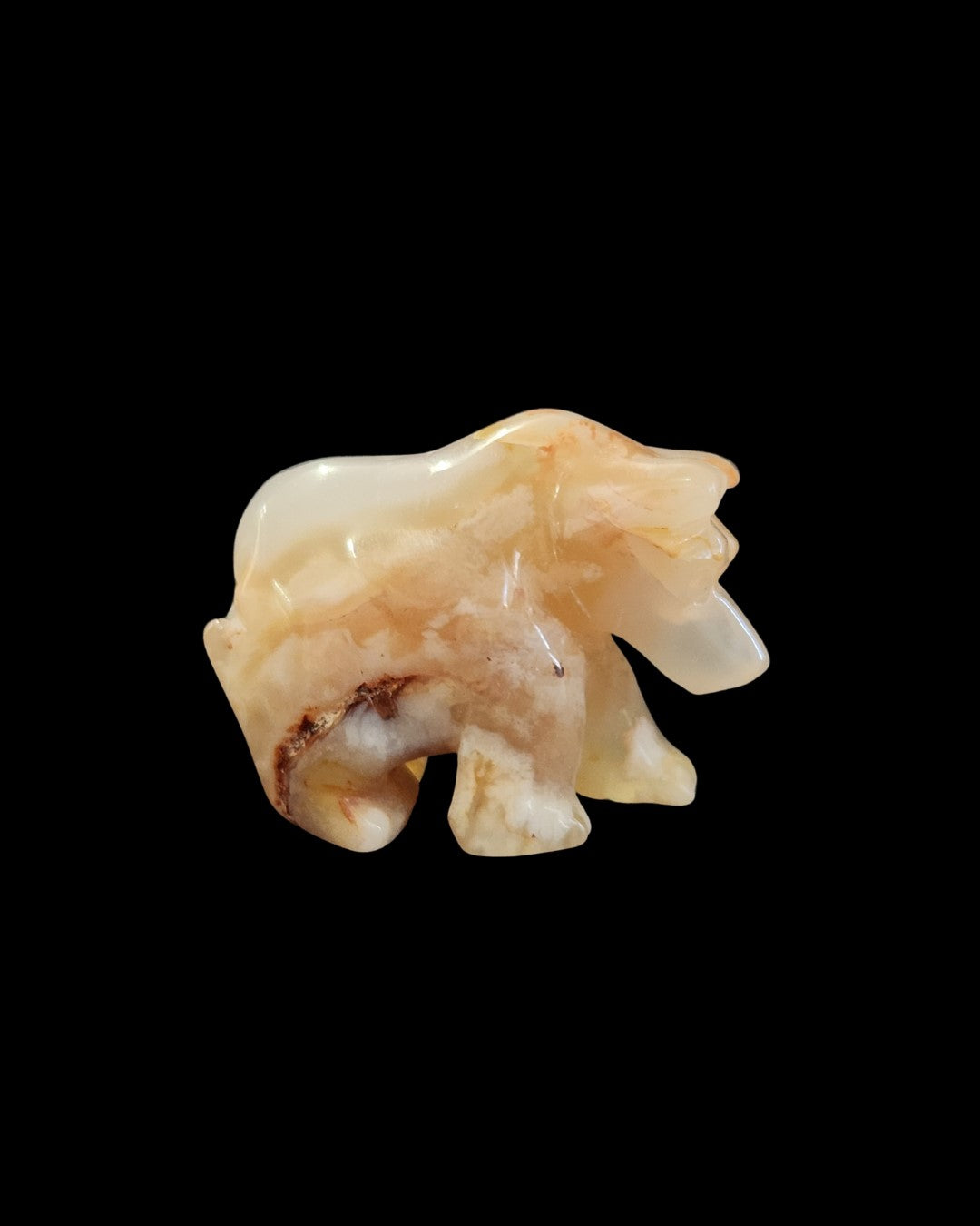 Bear - Flower Agate