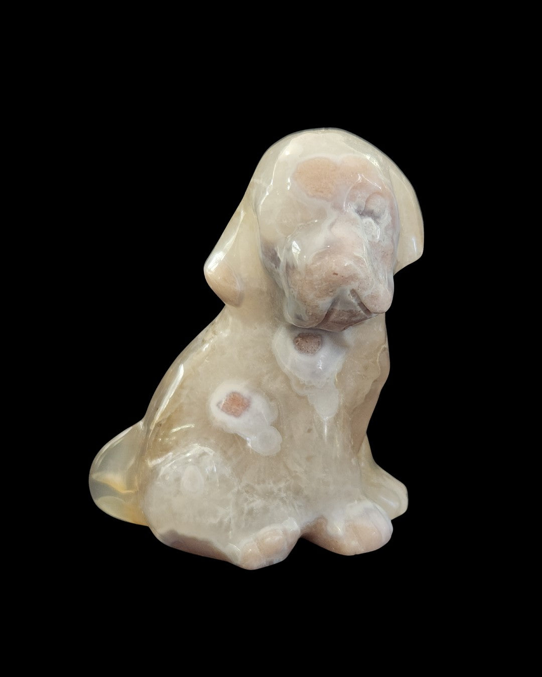 Hound Dog - Flower Agate
