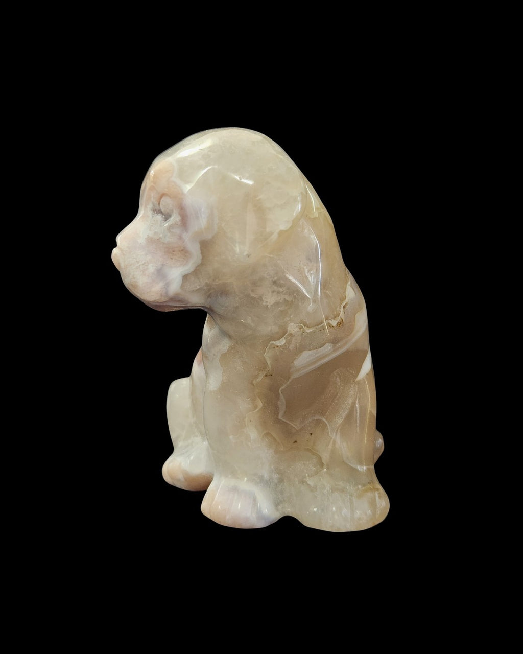 Hound Dog - Flower Agate