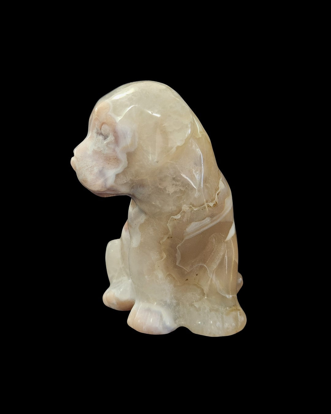 Hound Dog - Flower Agate
