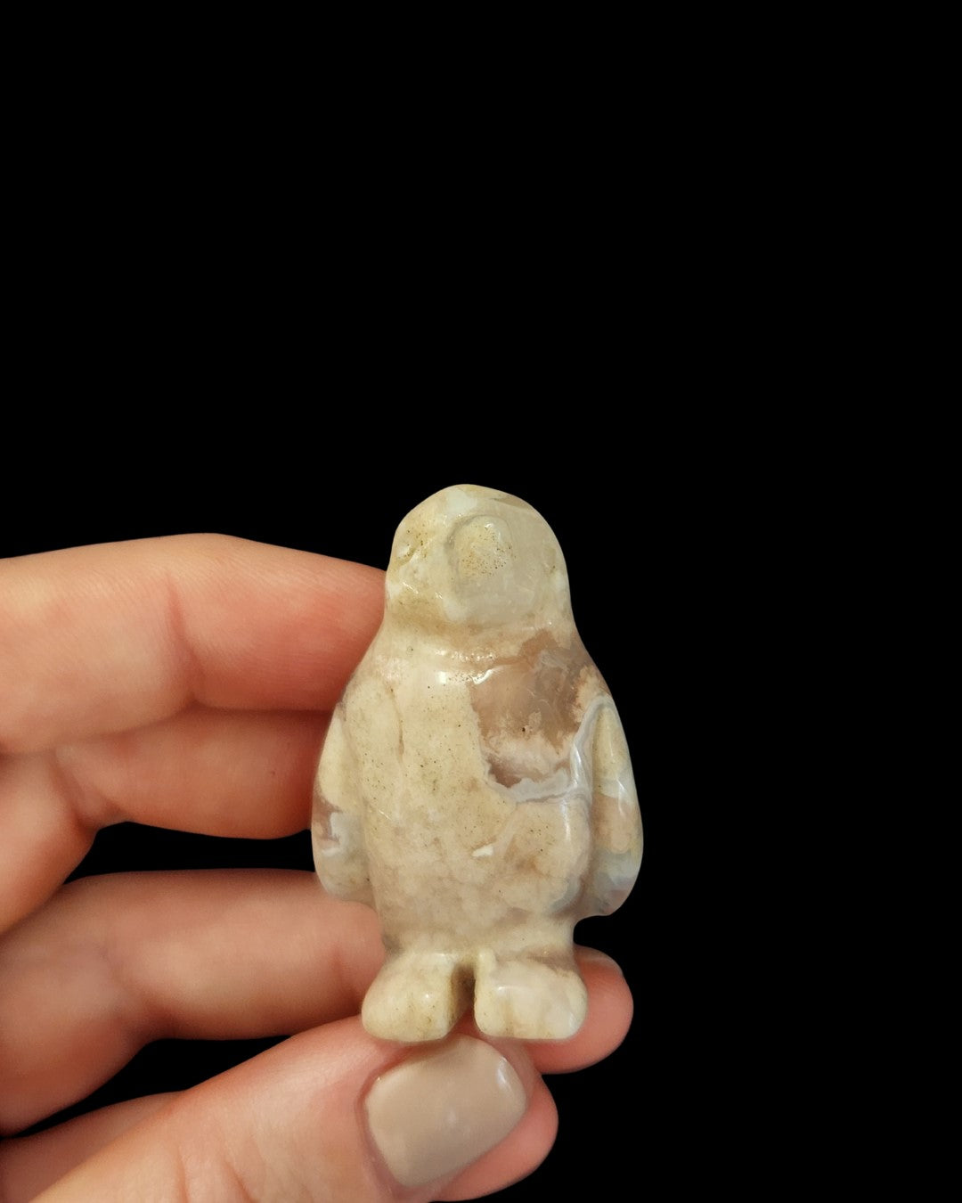 Penguin - Flower Agate
