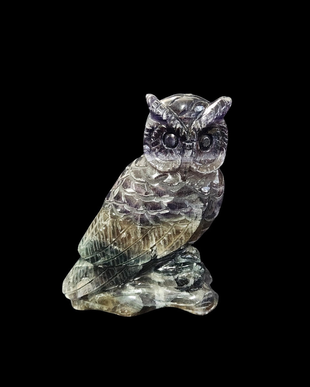 Owl - Fluorite
