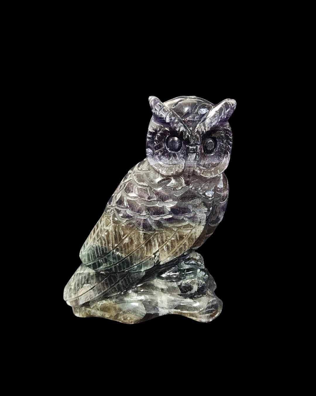 Owl - Fluorite