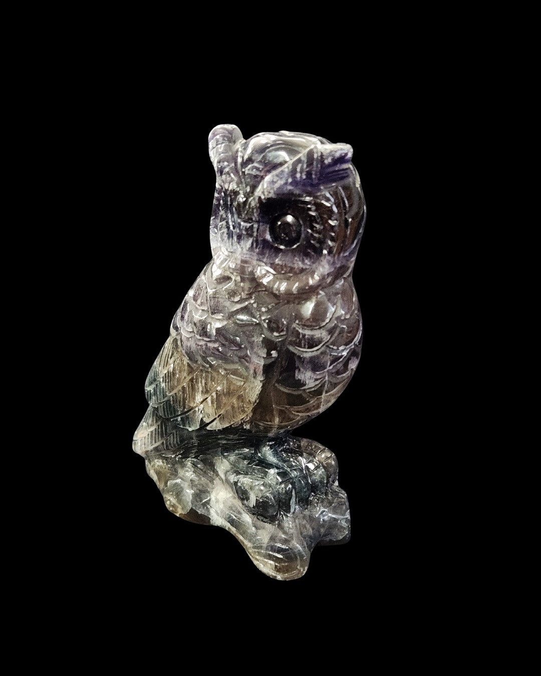 Owl - Fluorite