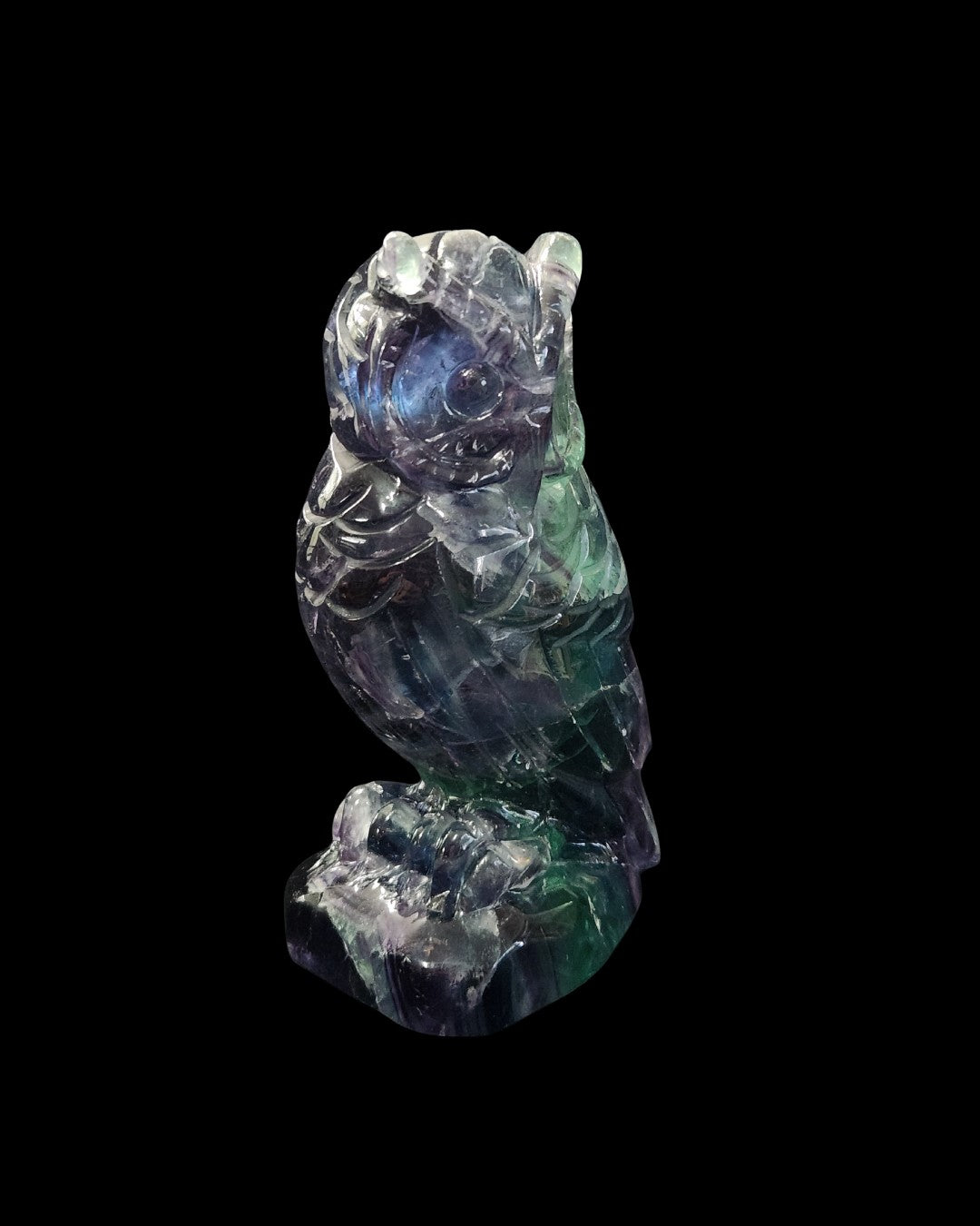 Owl - Fluorite
