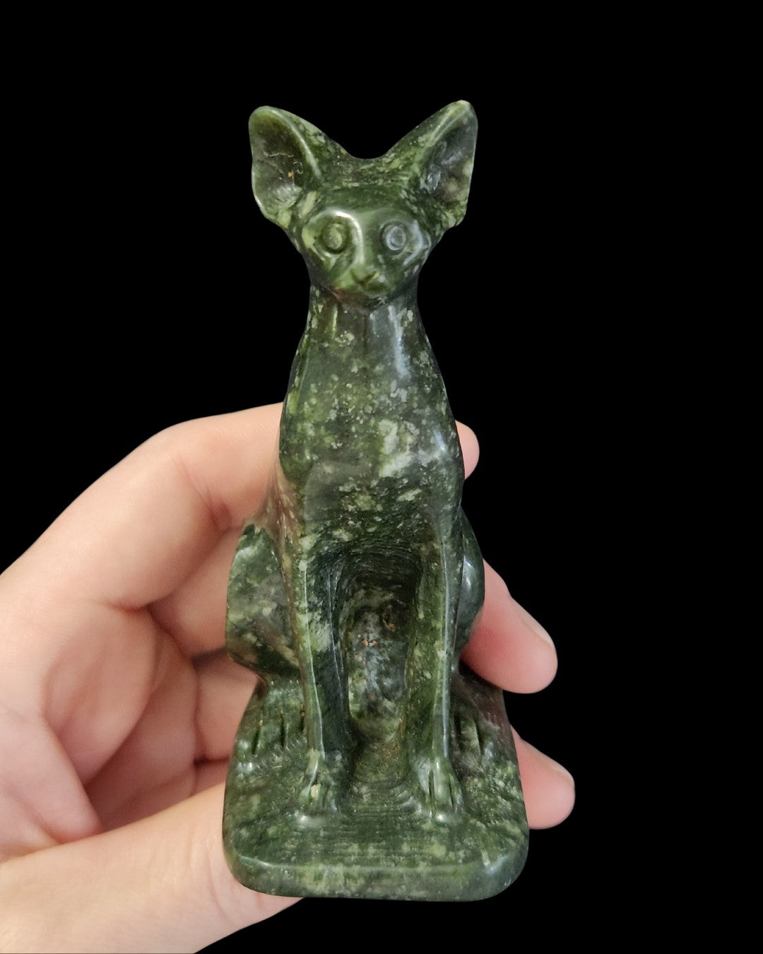 Sphynx Cat - Green Jade