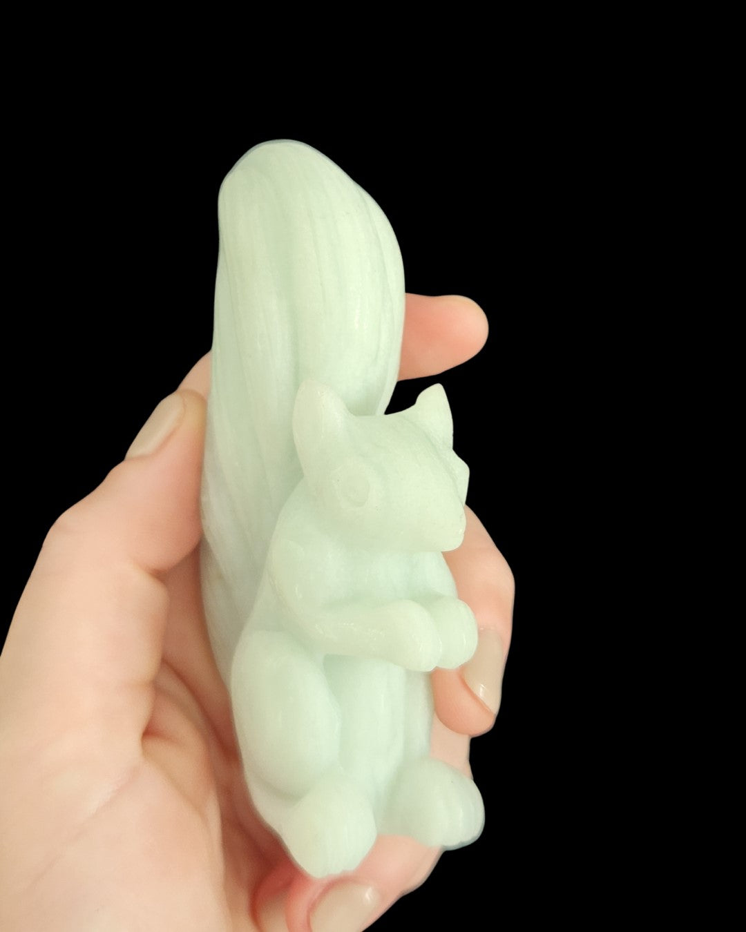 Squirrel - Green Jade